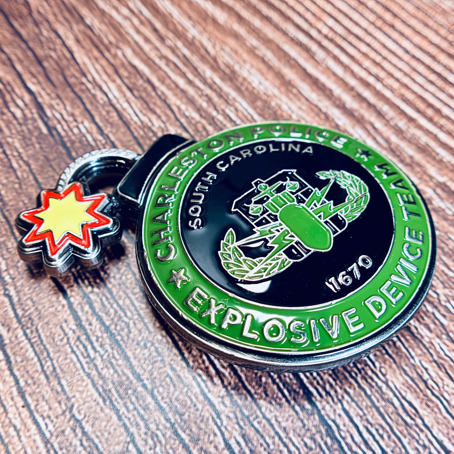 Charleston Police Department, South Carolina, Explosive Device Team - Challenge Coin