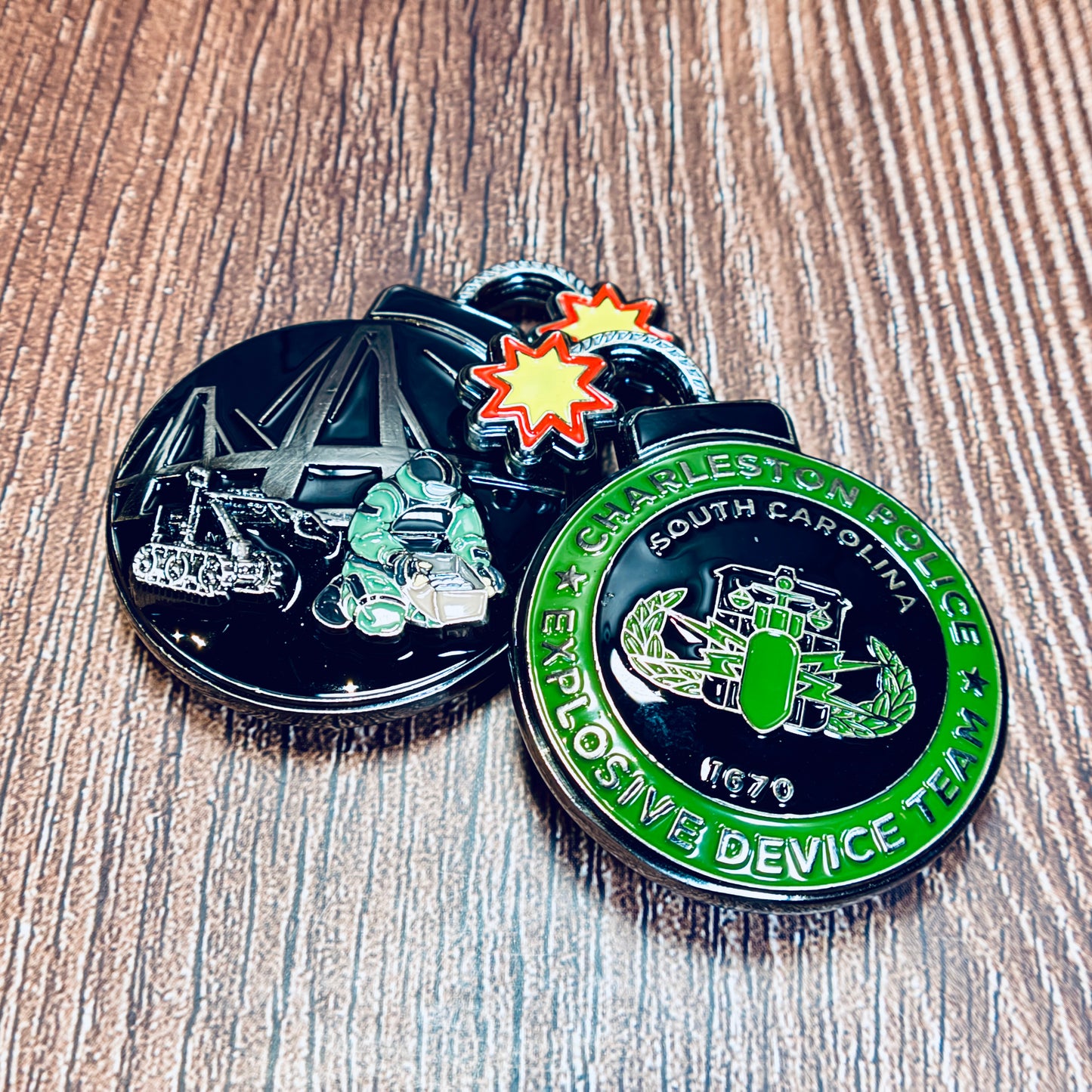 Charleston Police Department, South Carolina, Explosive Device Team - Challenge Coin