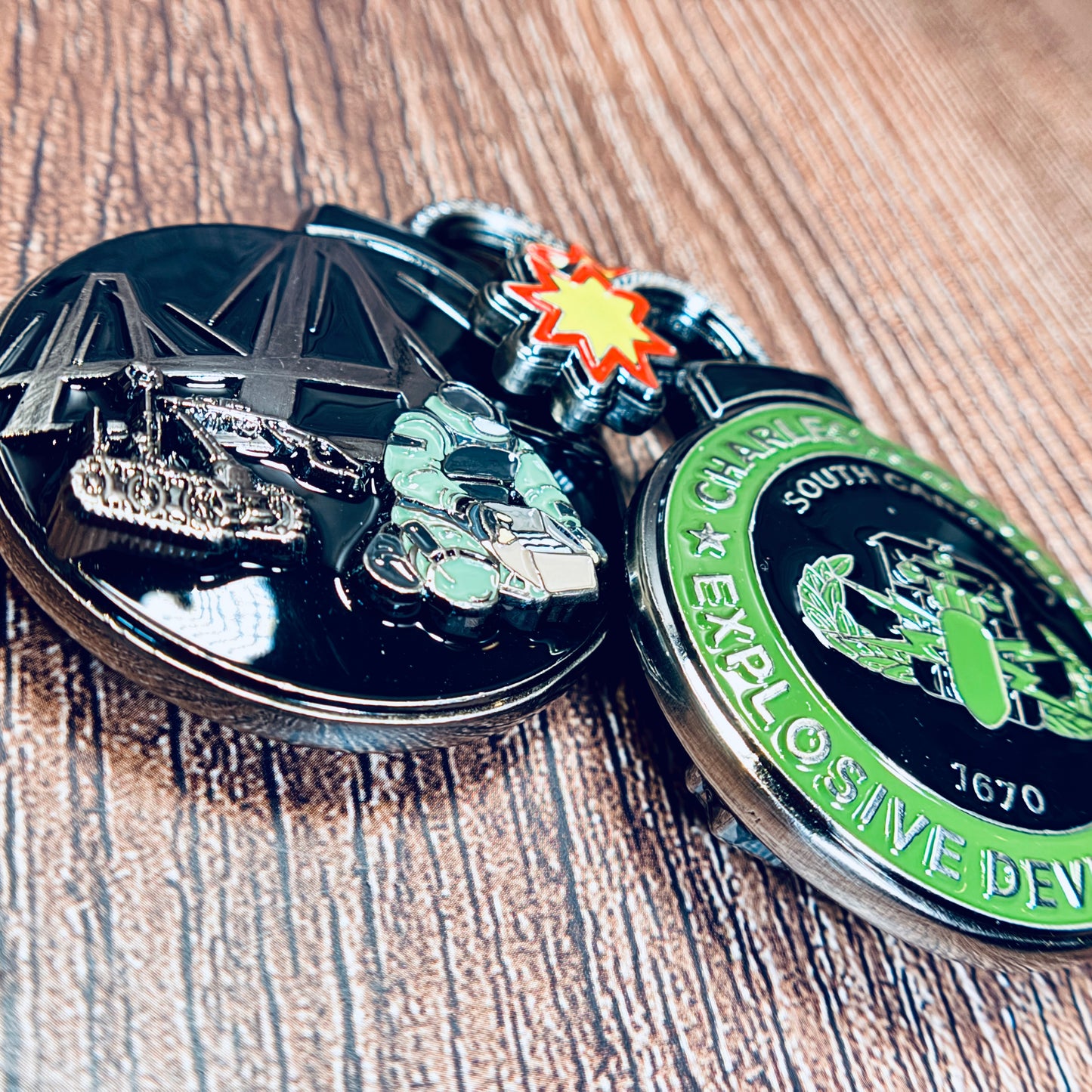 Charleston Police Department, South Carolina, Explosive Device Team - Challenge Coin