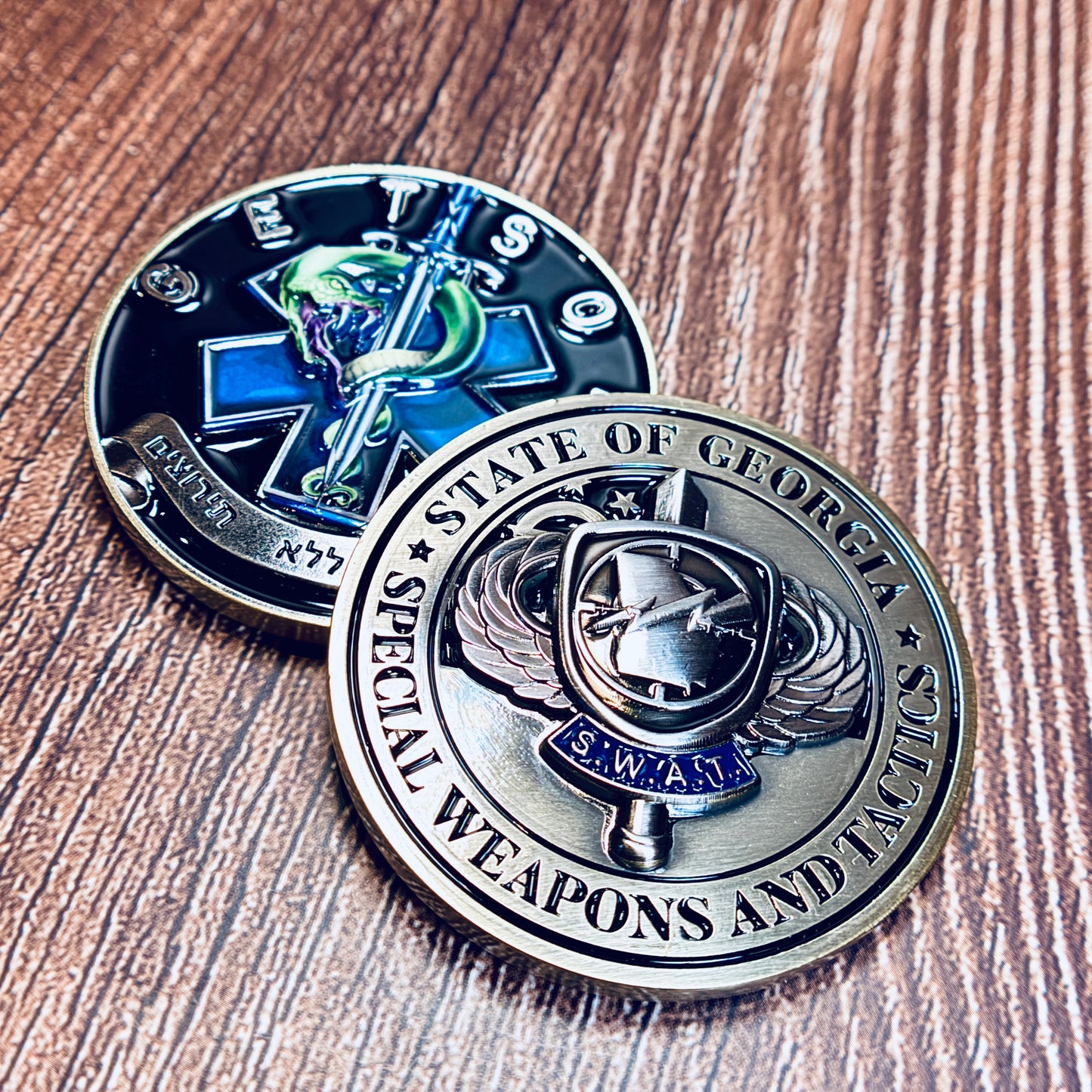 Georgia State Patrol (GSP) - SWAT Team - Medic - Challenge Coin