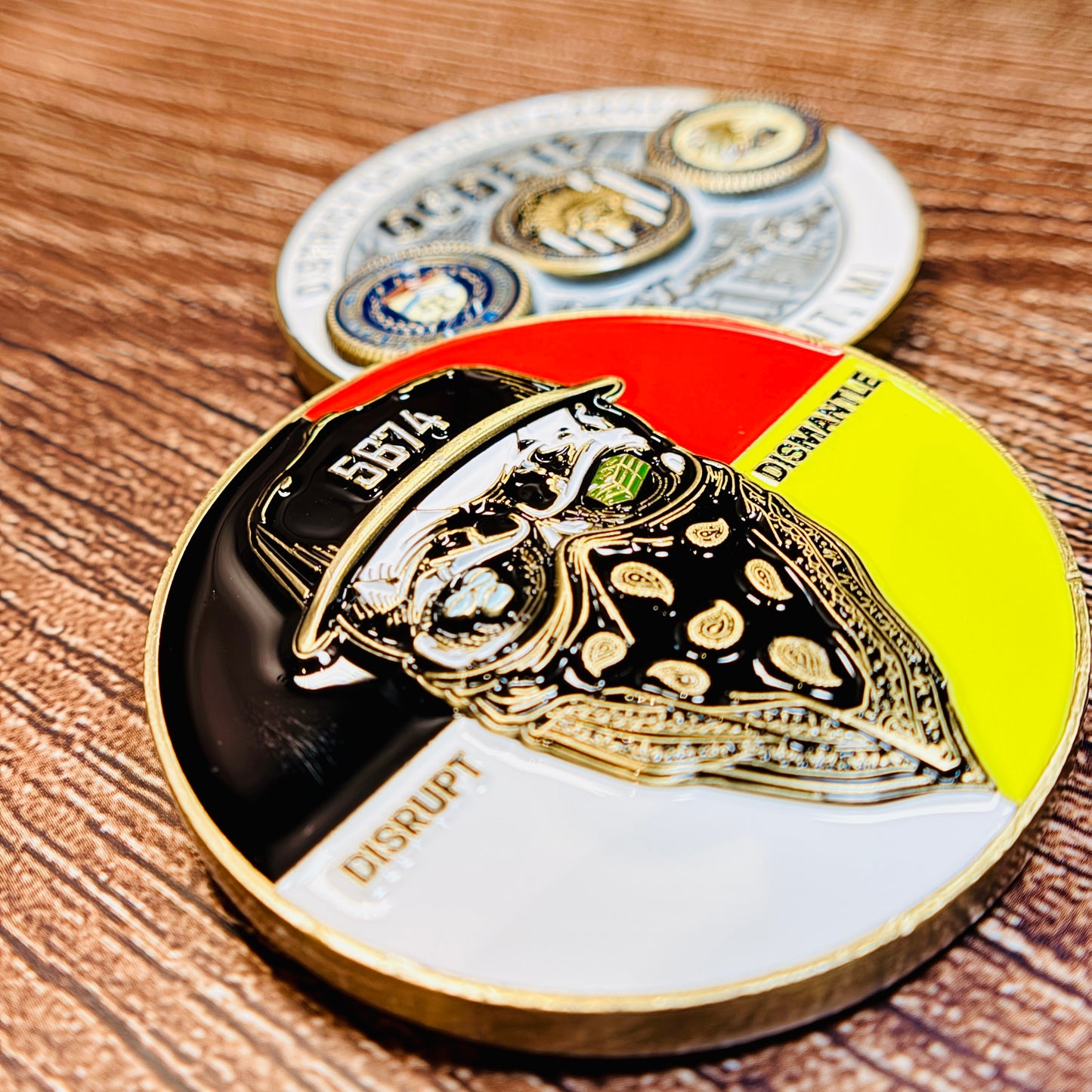 Alcohol, Tobacco, and Firearms (ATF),  Bureau of Indian Affairs (BIA), District of North Dakota, OCDETF Operation "Letter to Reub" Challenge Coin