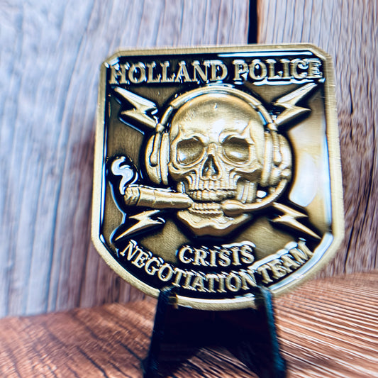 Holland Police Department - Michigan - Crisis Negotiation Team - Challenge Coin