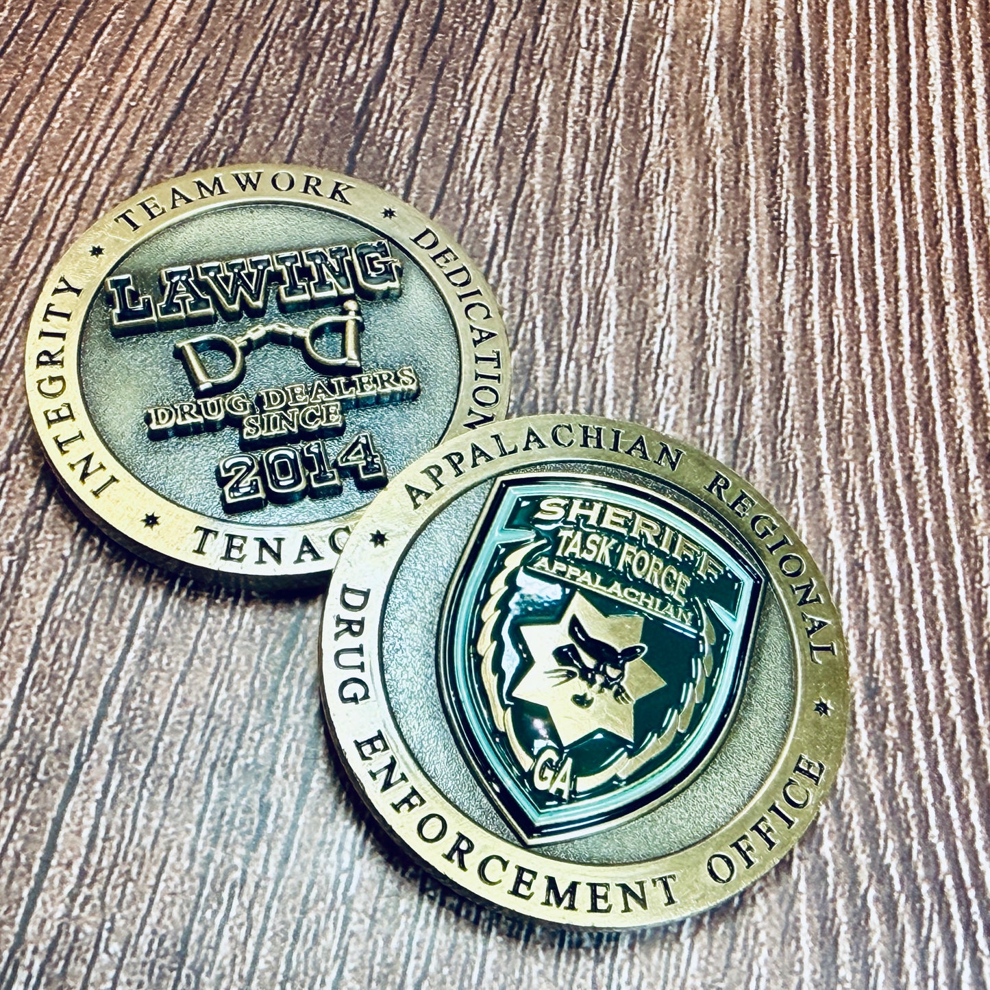 GBI - Appalachian Regional Drug Enforcement Office - Georgia - ARDEO - Challenge Coin