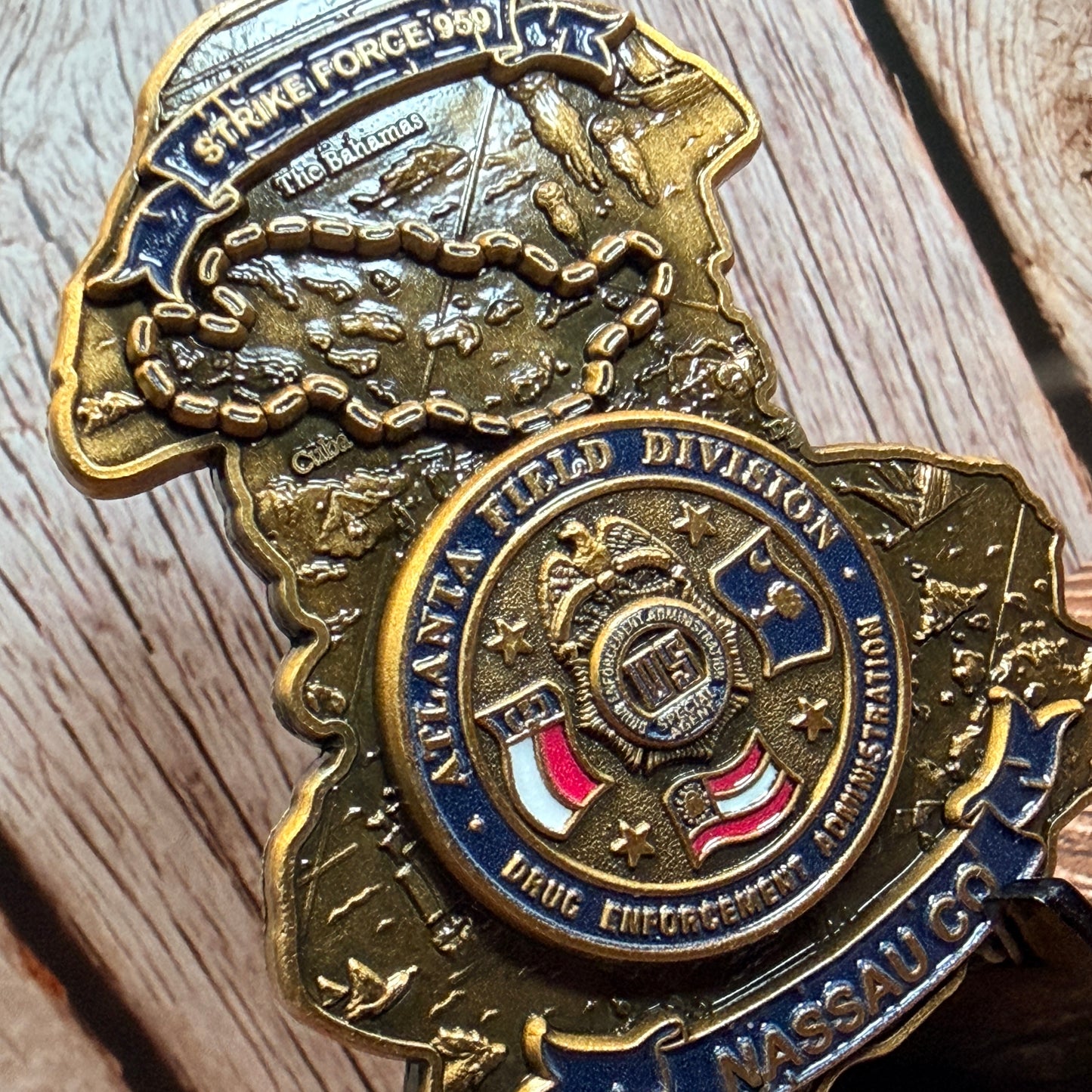 Drug Enforcement Administration (DEA), Atlanta Field Division, Strike Force 959 Nassau Co Challenge Coin