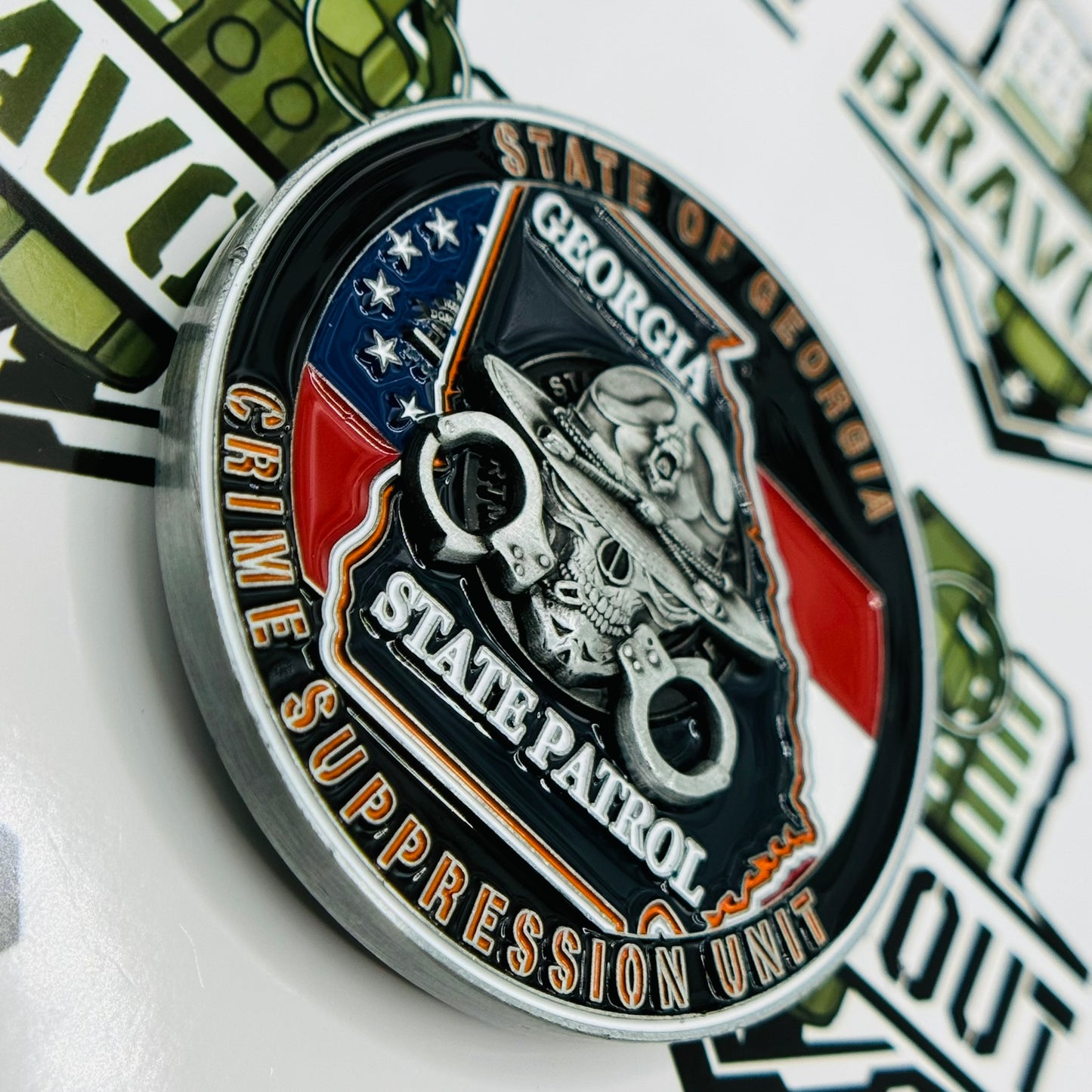 Georgia State Patrol (GSP) - Crime Suppression Unit (CSU) Challenge Coin