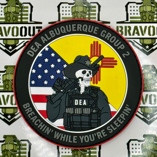 Drug Enforcement Administration (DEA), New Mexico, Albuquerque Group 2 PVC Patch