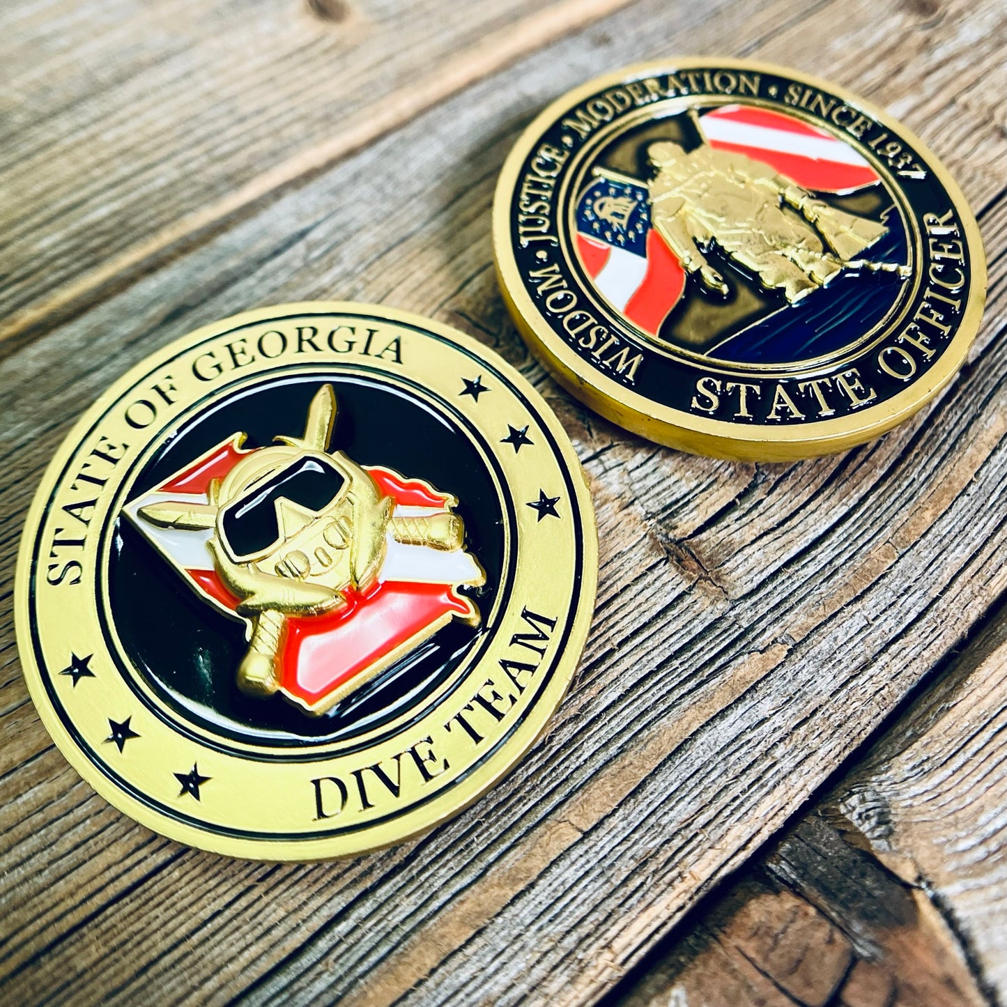 State of GA Dive Team - State Officer (Motor Carrier Compliance Division) Challenge Coin