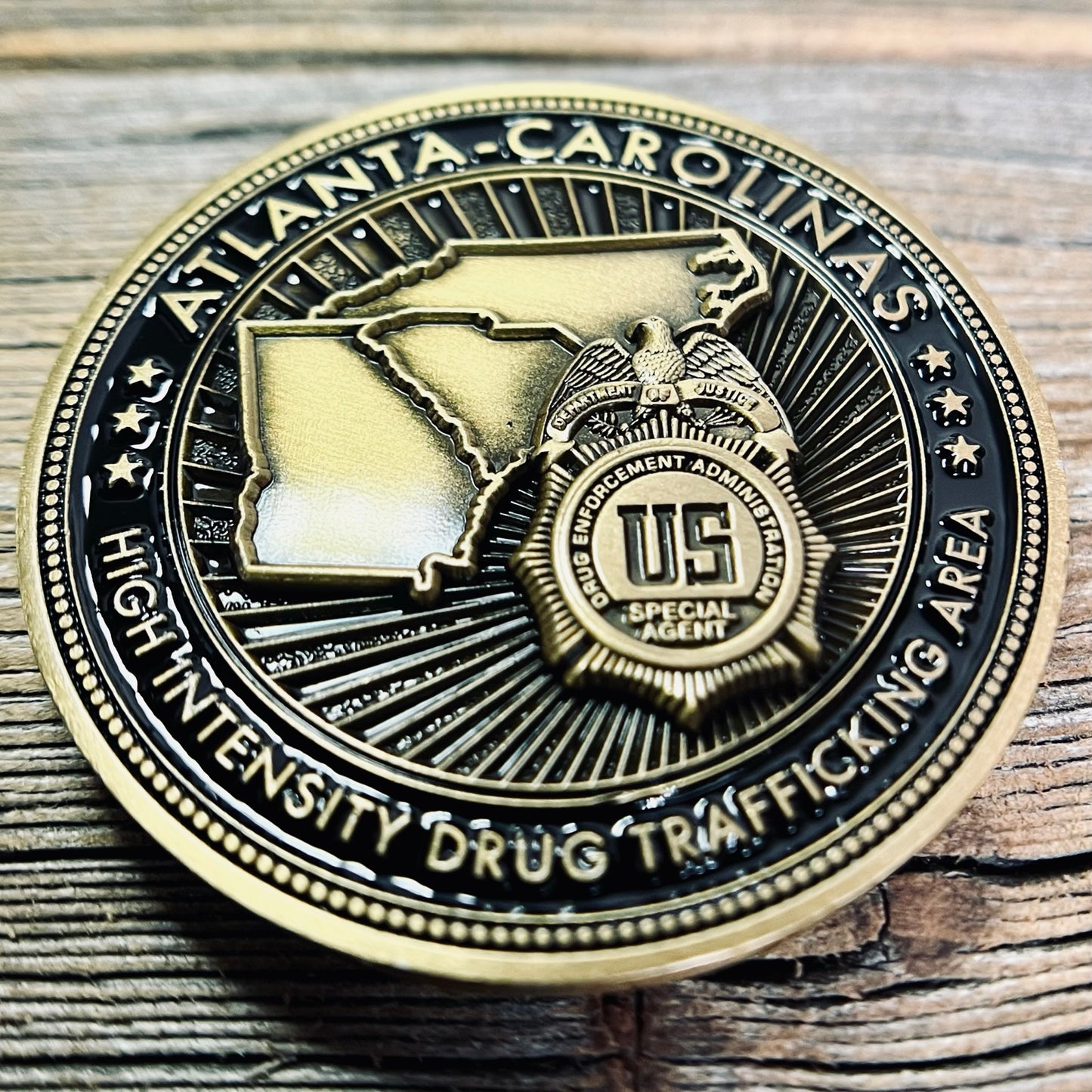 Atlanta-Carolinas High Intensity Drug Trafficking Area (HIDTA), Drug Enforcement Administration (DEA), Atlanta Field Division, HIDTA Group 3 Challenge Coin