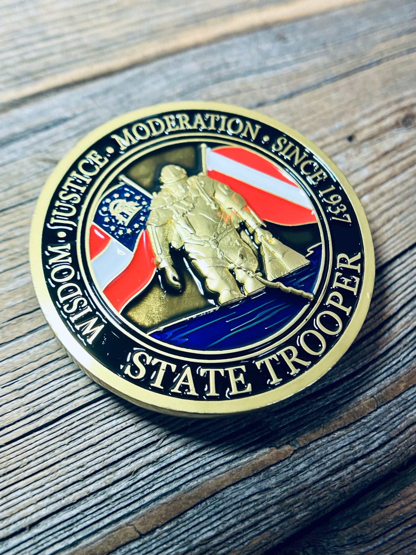 State of GA Dive Team - State Trooper (Georgia State Patrol) Challenge Coin