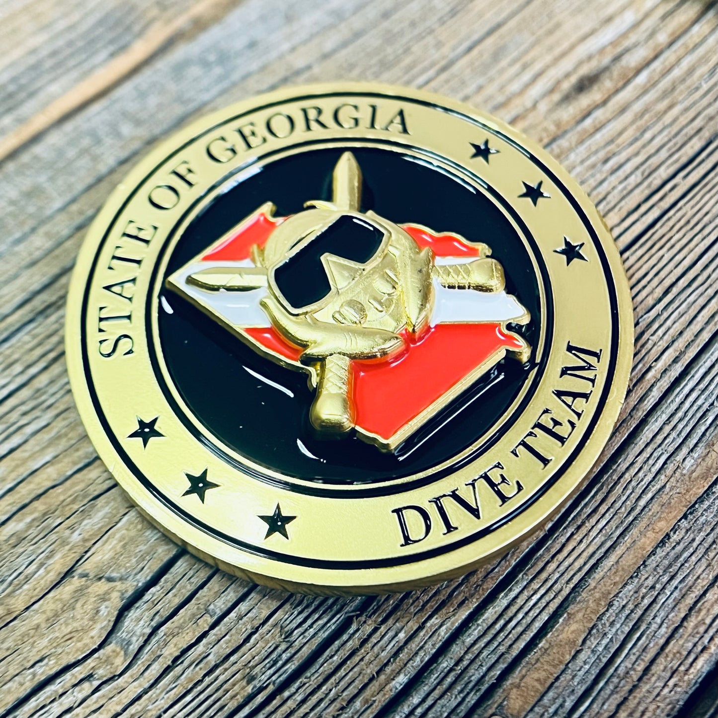 State of GA Dive Team - State Trooper (Georgia State Patrol) Challenge Coin