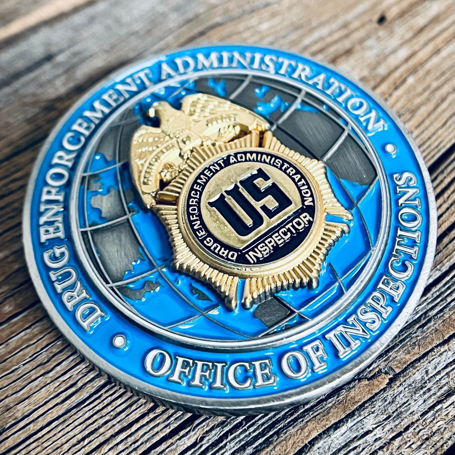 Drug Enforcement Administration (DEA), Headquarters (HQ), Office of Inspections Challenge Coin