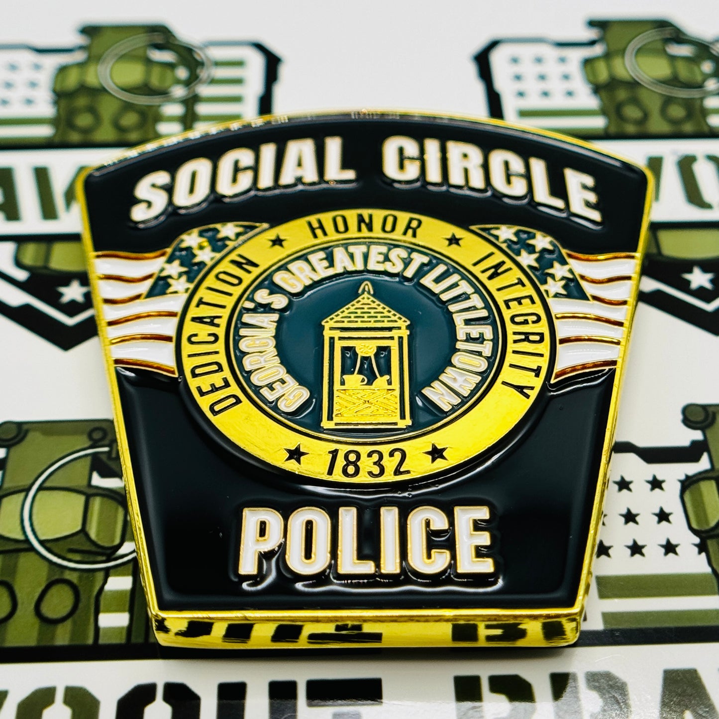 Social Circle GA Police Department Challenge Coin