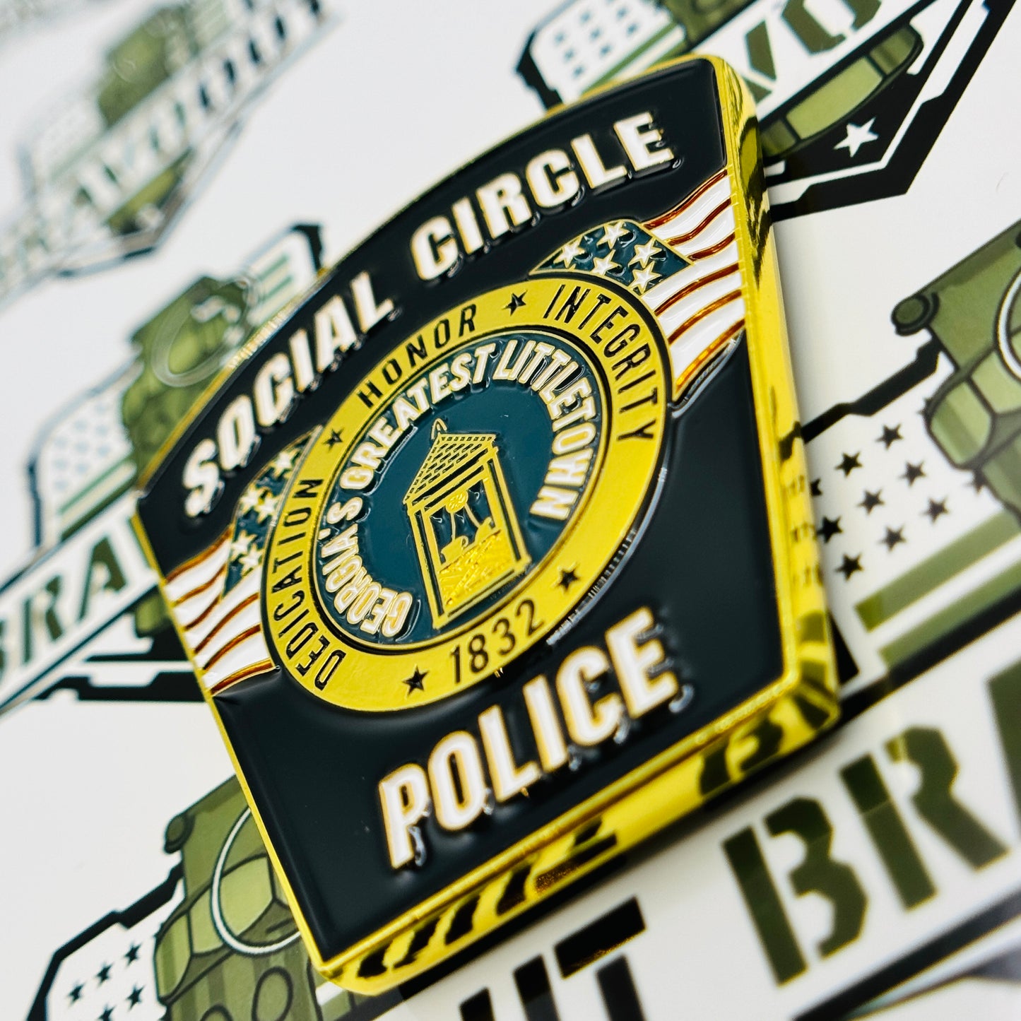 Social Circle GA Police Department Challenge Coin