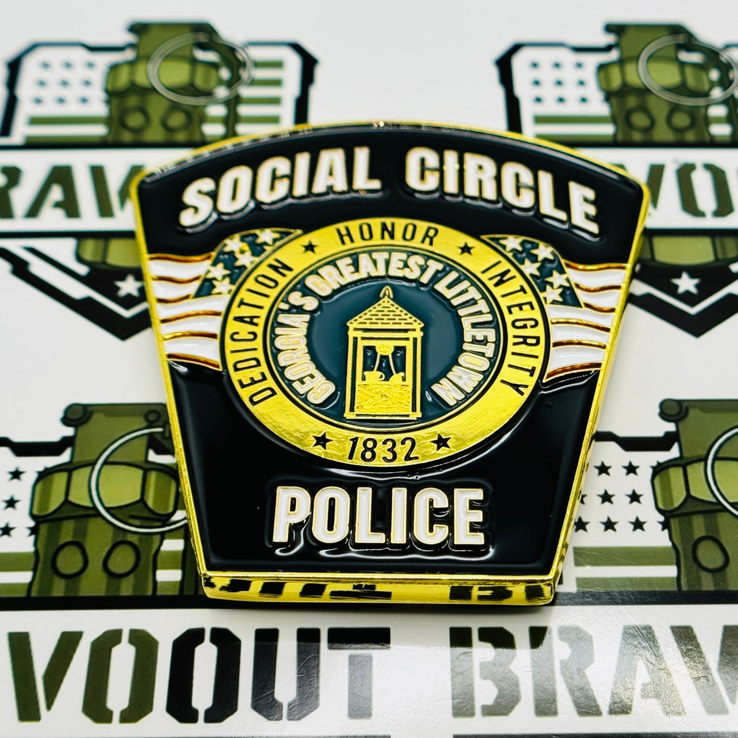 Social Circle GA Police Department Challenge Coin