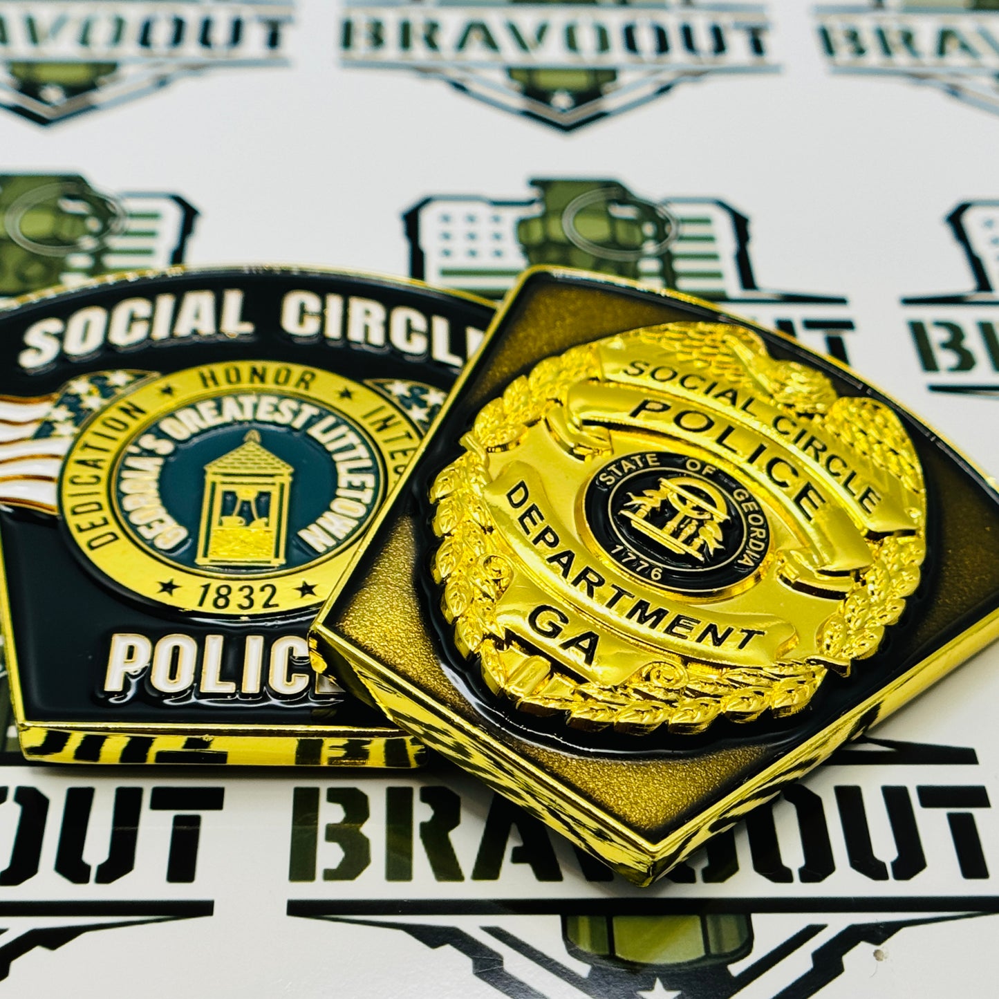 Social Circle GA Police Department Challenge Coin