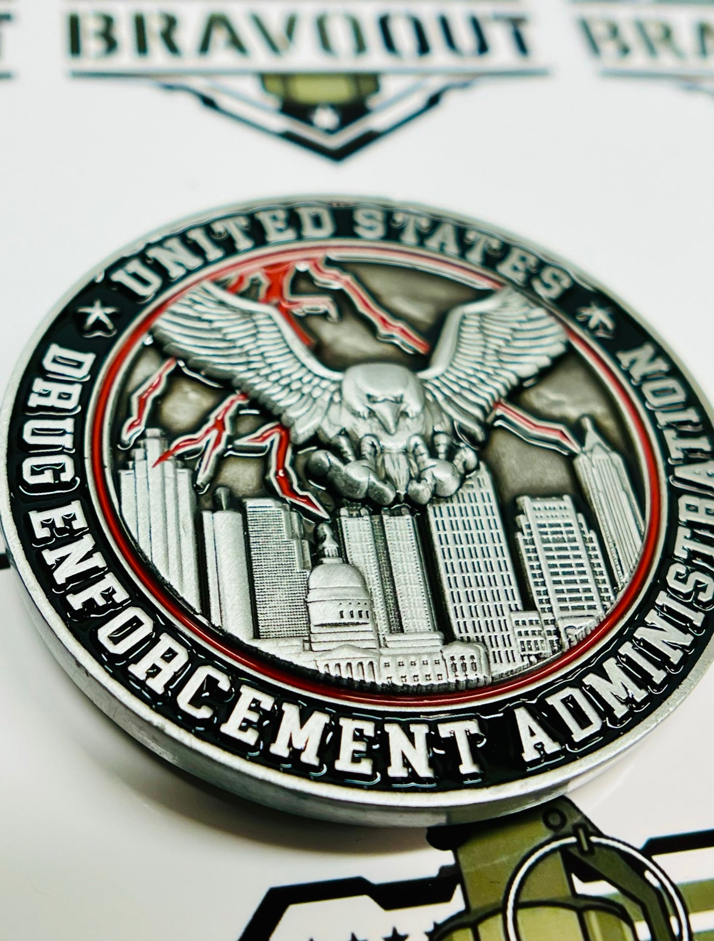 Drug Enforcement Administration (DEA), Atlanta Field Division, OCDETF Strike Force, Group 1, Challenge Coin