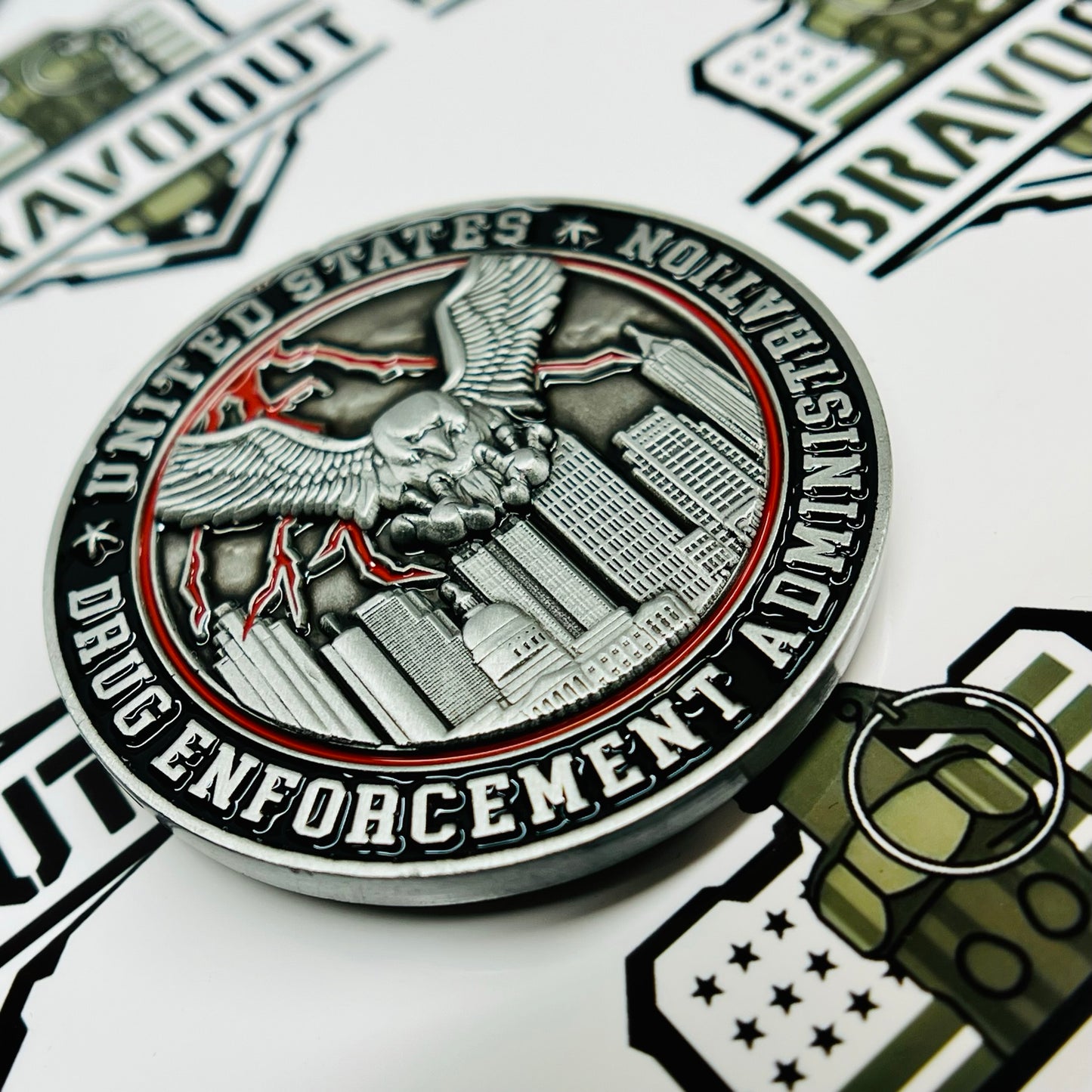 Drug Enforcement Administration (DEA), Atlanta Field Division, OCDETF Strike Force, Group 1, Challenge Coin