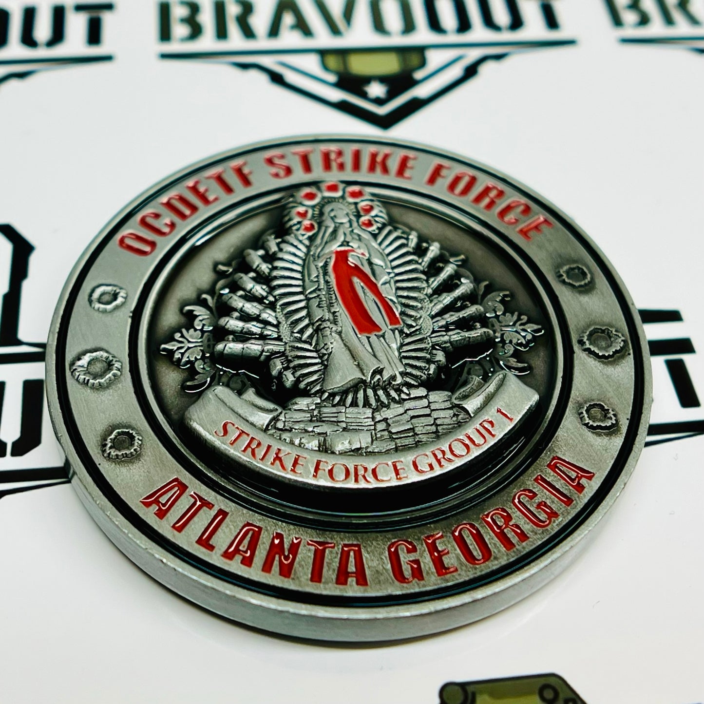 Drug Enforcement Administration (DEA), Atlanta Field Division, OCDETF Strike Force, Group 1, Challenge Coin