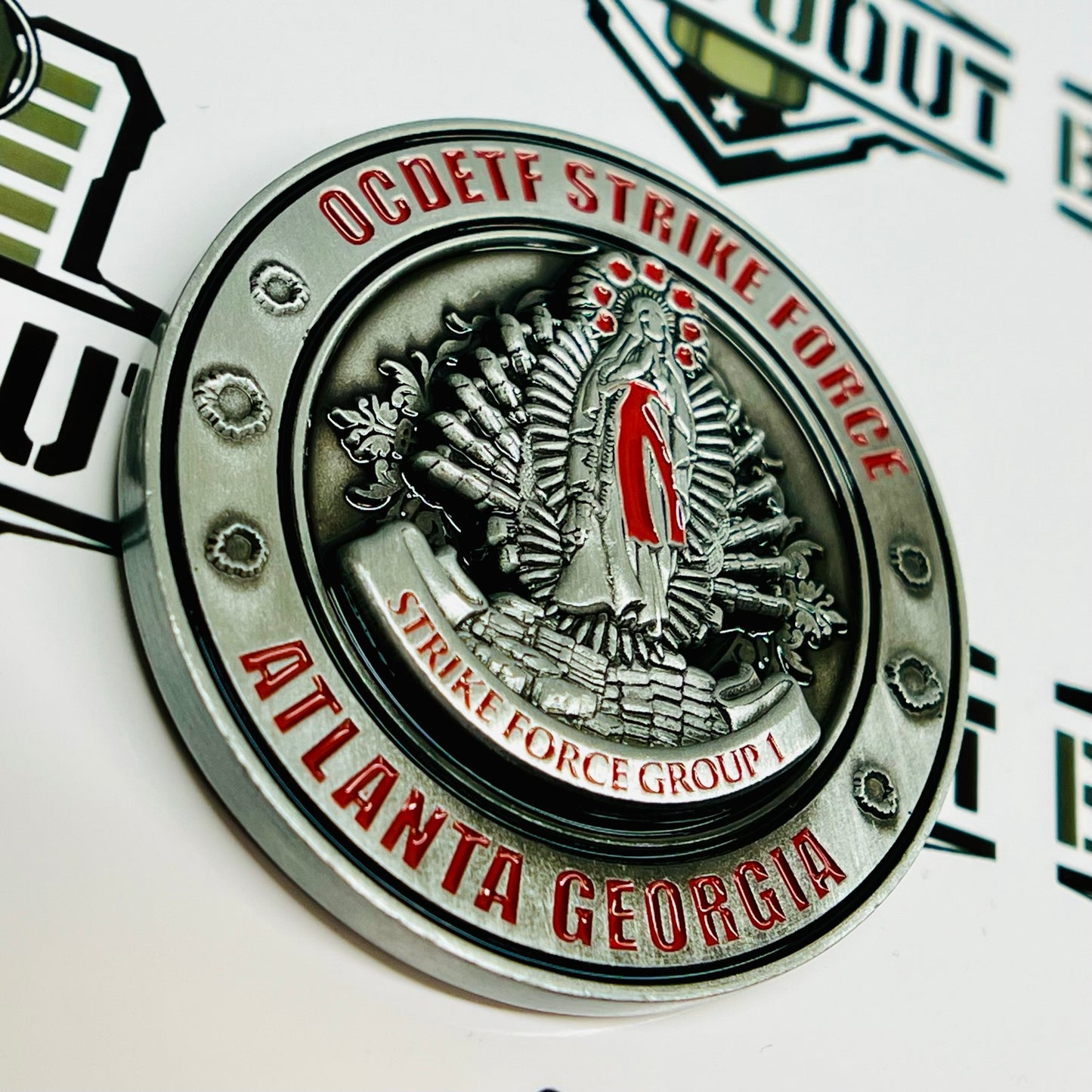 Drug Enforcement Administration (DEA), Atlanta Field Division, OCDETF Strike Force, Group 1, Challenge Coin