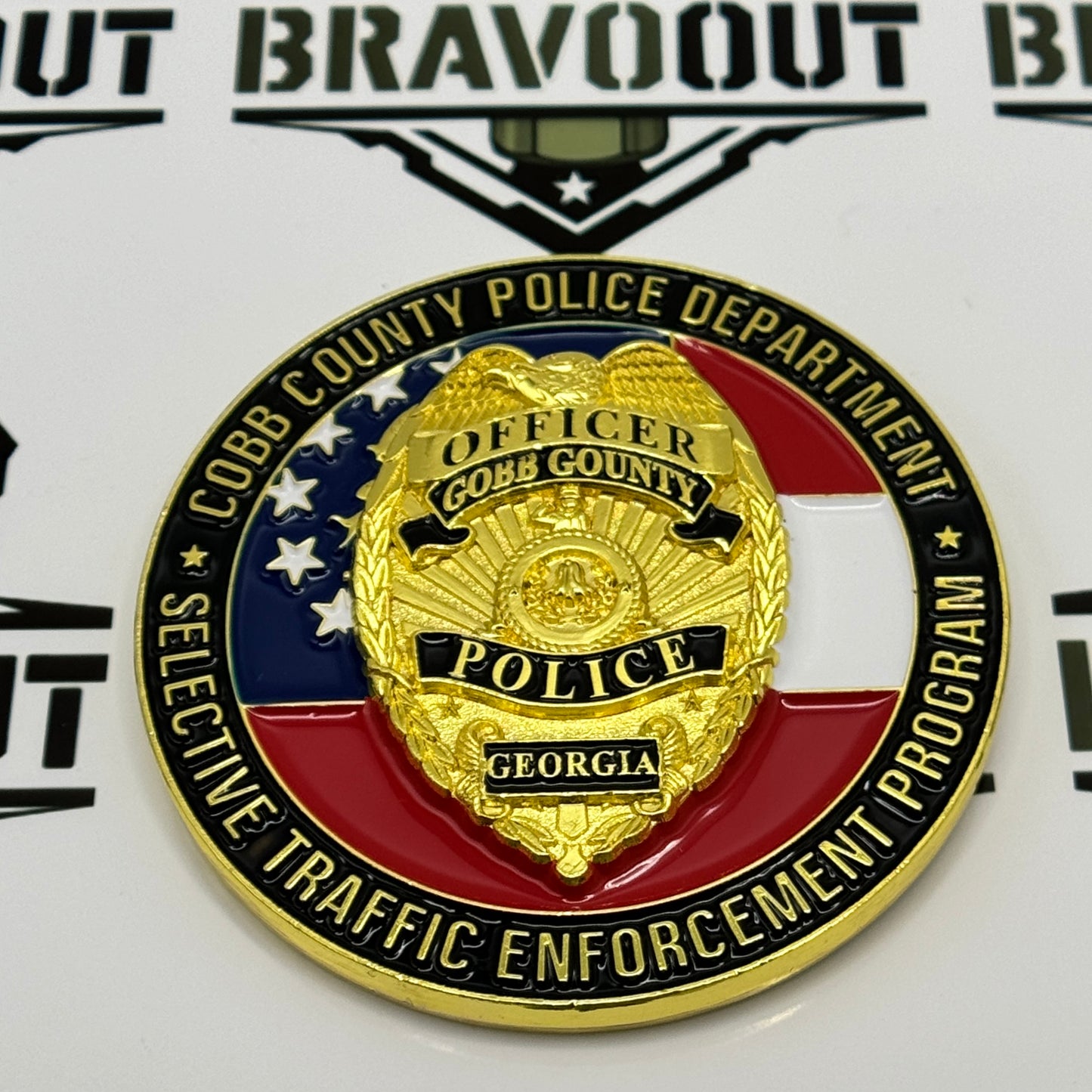 Cobb County Police Department (GA) STEP, Accident Reconstruction Unit Coin