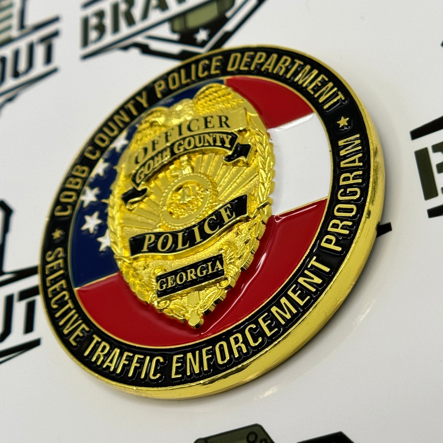 Cobb County Police Department (GA) STEP, Accident Reconstruction Unit Coin