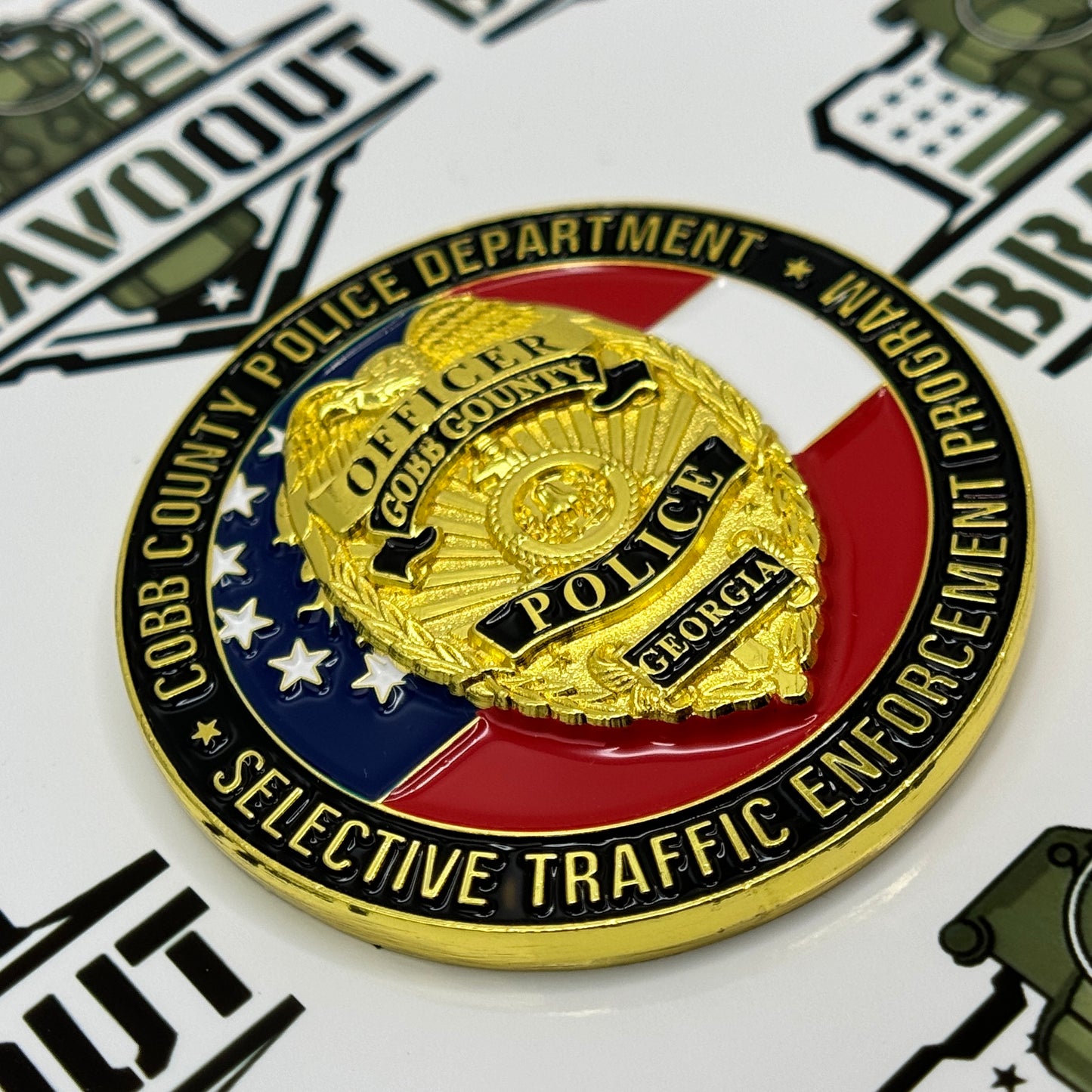 Cobb County Police Department (GA) STEP, Accident Reconstruction Unit Coin