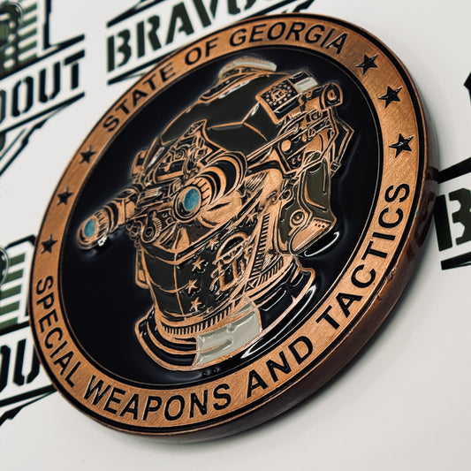 Georgia State Patrol (GSP) - SWAT Team - Warrior Coin