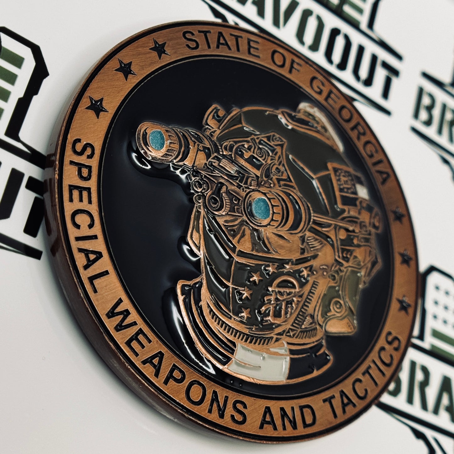 Georgia State Patrol (GSP) - SWAT Team - Warrior Coin