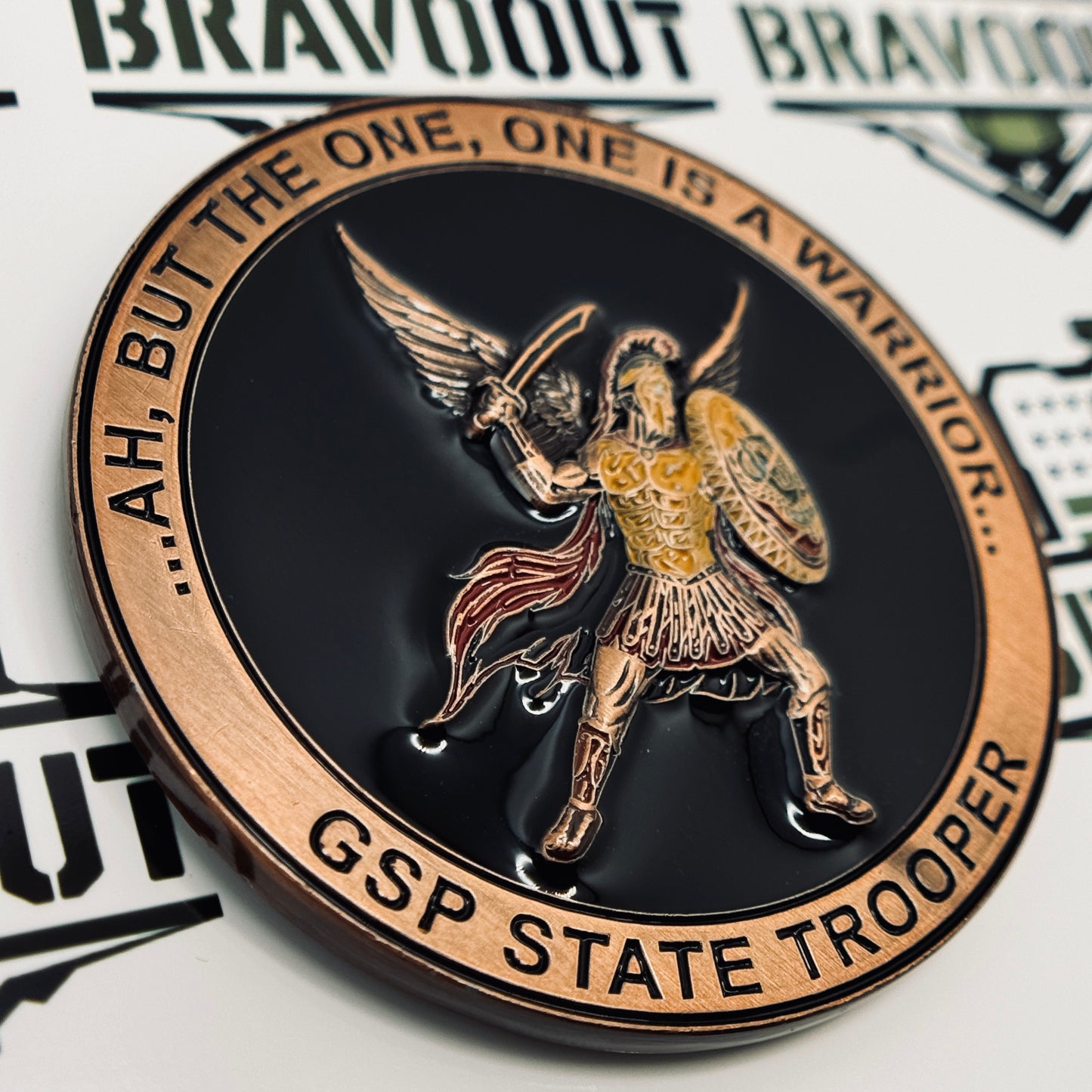 Georgia State Patrol (GSP) - SWAT Team - Warrior Coin