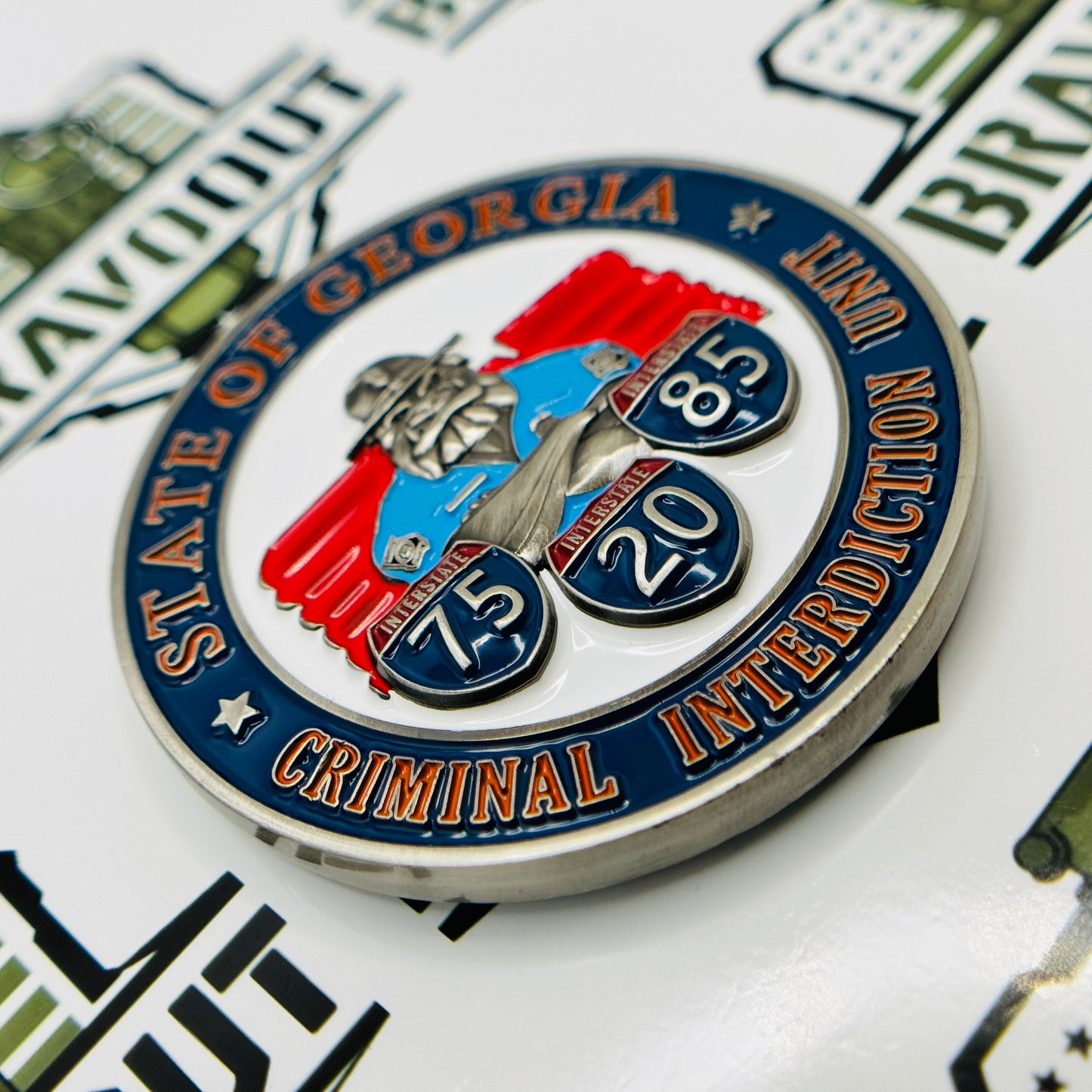 New - 2024 GA DPS Criminal Interdiction Unit (CIU) Challenge Coin