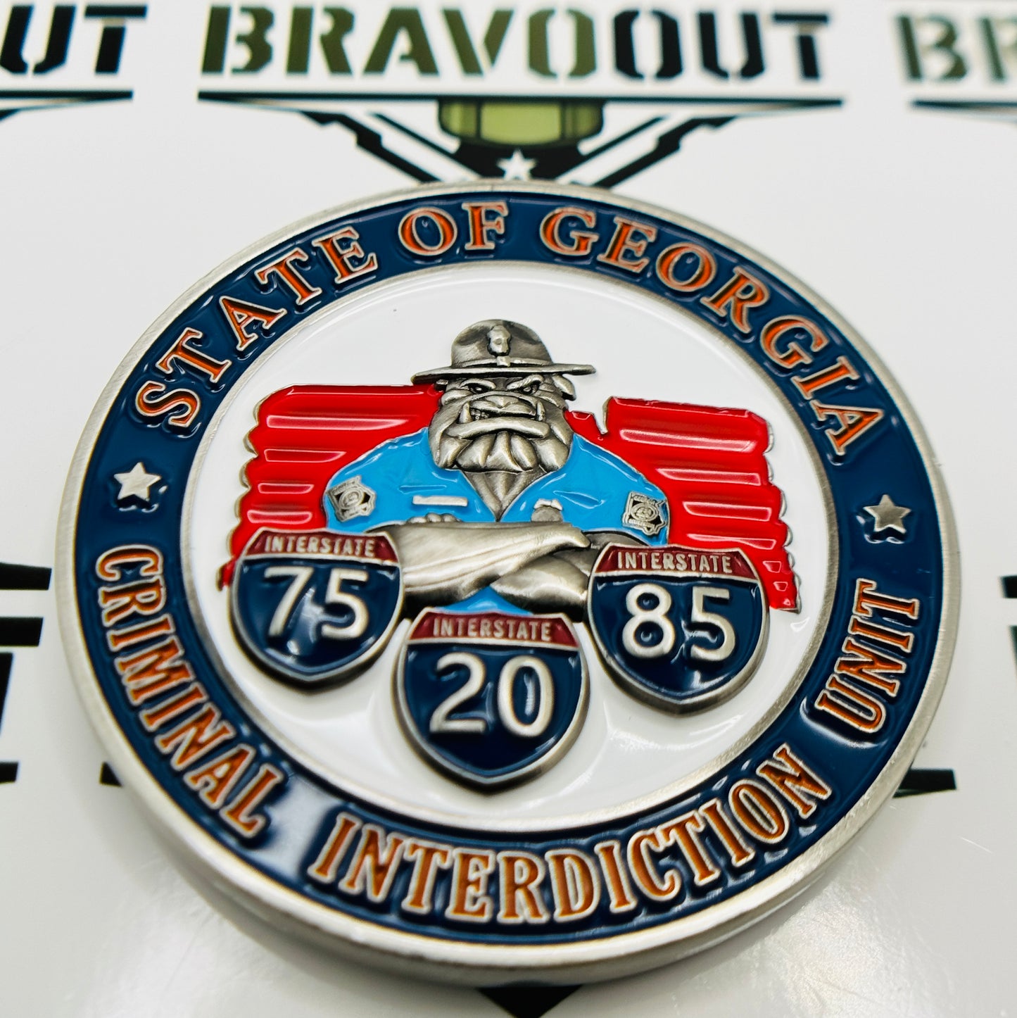 New - 2024 GA DPS Criminal Interdiction Unit (CIU) Challenge Coin