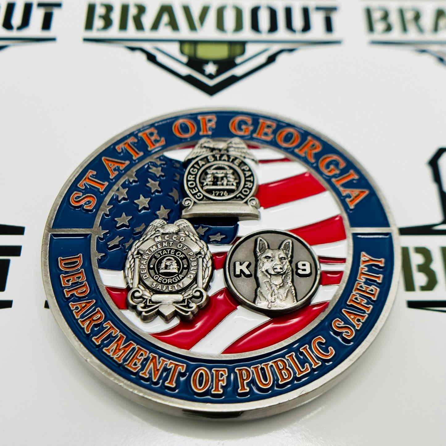 New - 2024 GA DPS Criminal Interdiction Unit (CIU) Challenge Coin