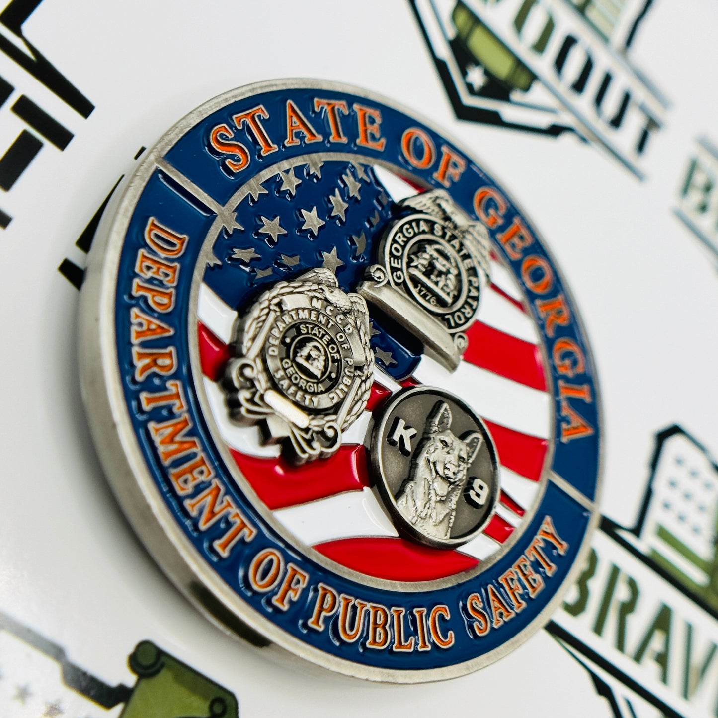 New - 2024 GA DPS Criminal Interdiction Unit (CIU) Challenge Coin