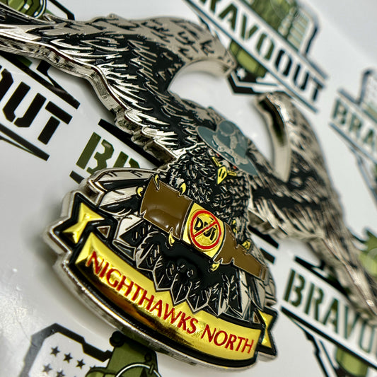 Georgia State Patrol (GSP) - Nighthawks North (DUI Unit) Challenge Coin/Bottle Opener