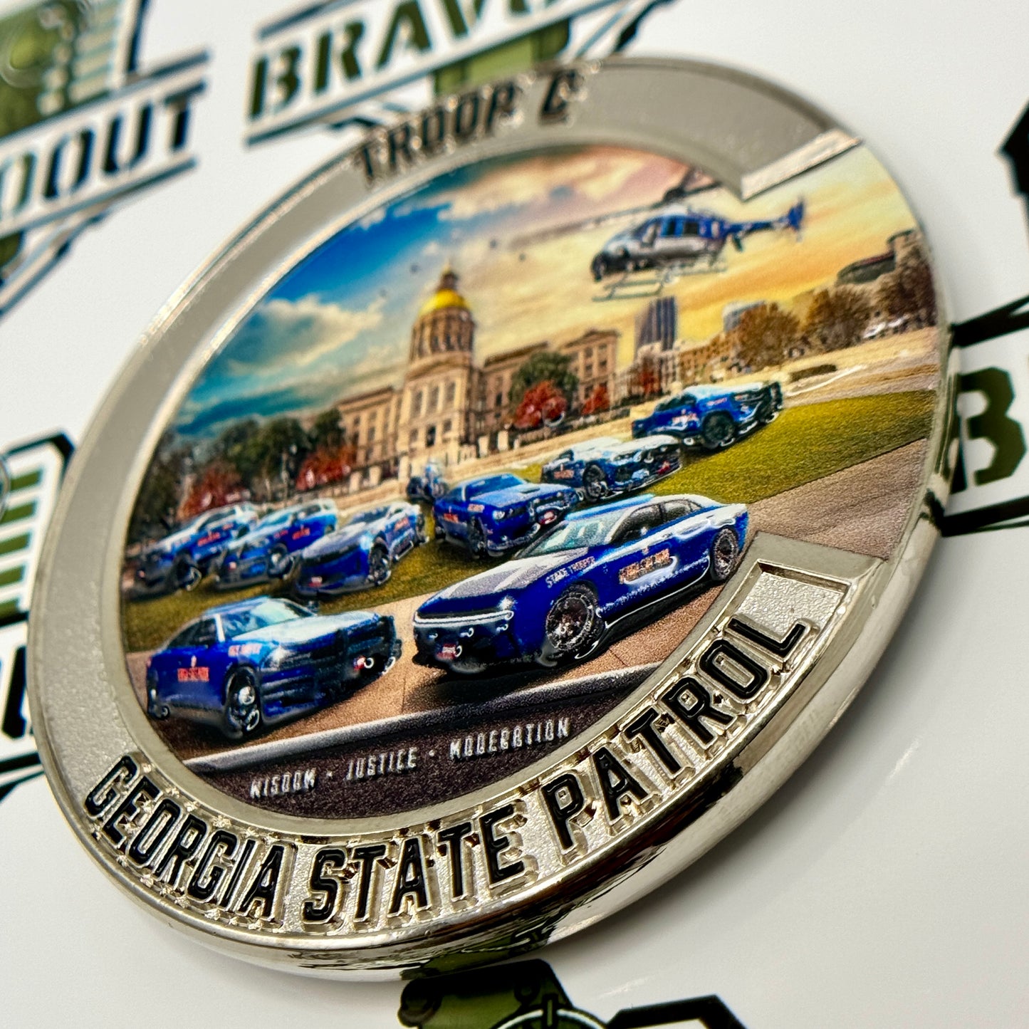 Georgia State Patrol (GSP) - Troop C Challenge Coin