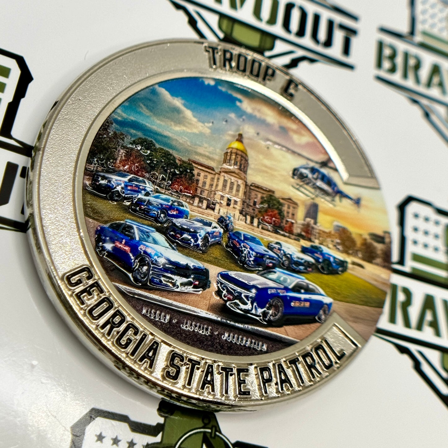 Georgia State Patrol (GSP) - Troop C Challenge Coin