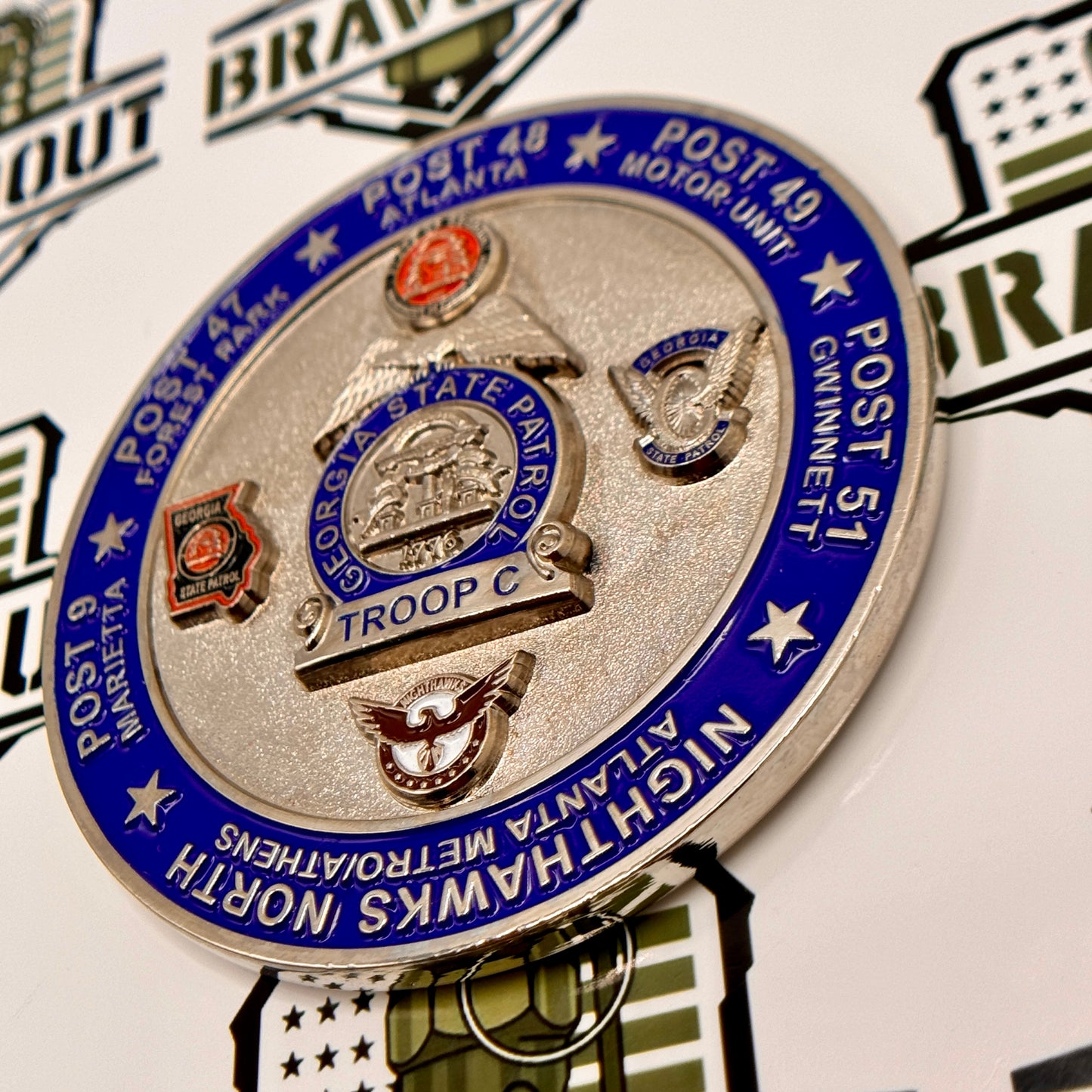 Georgia State Patrol (GSP) - Troop C Challenge Coin