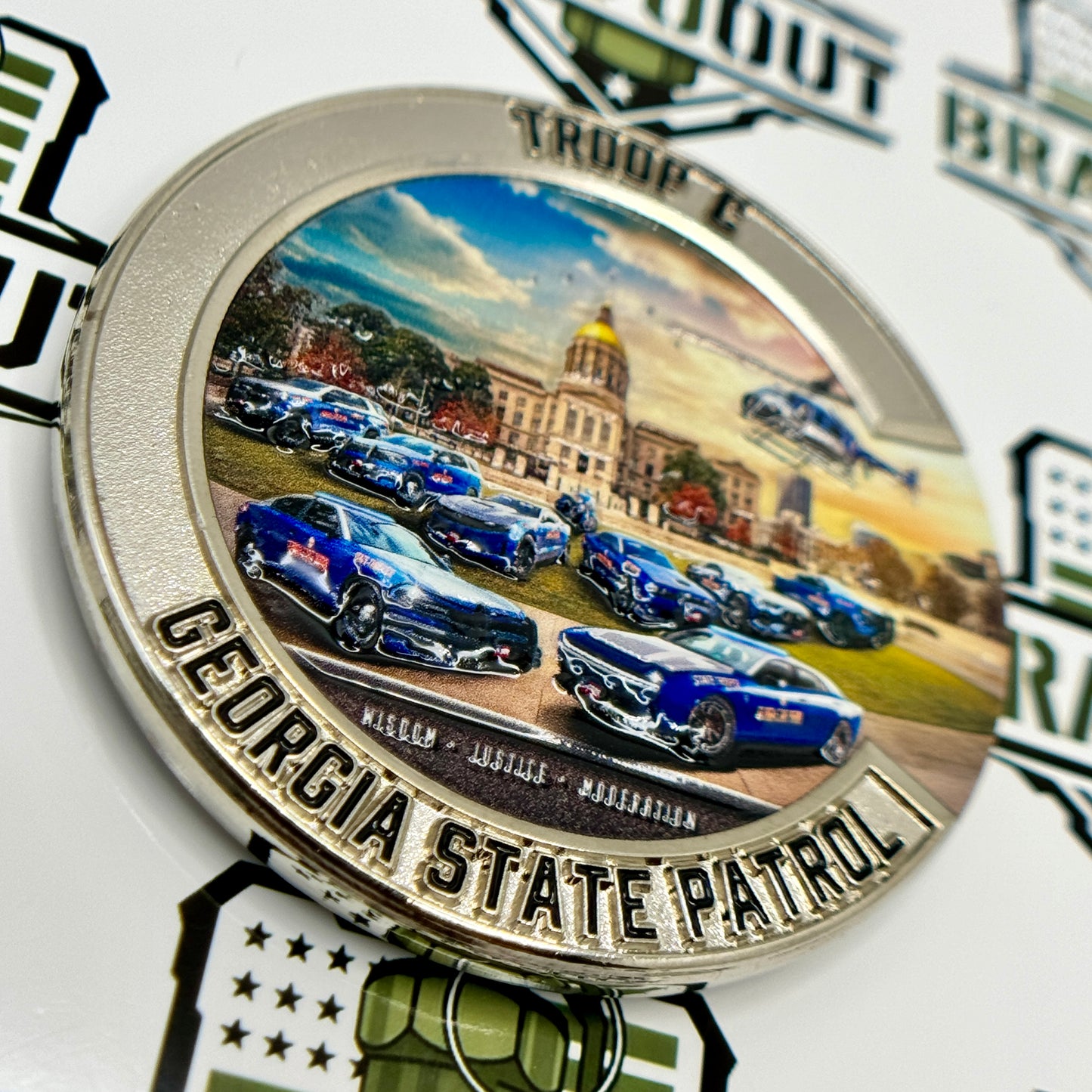 Georgia State Patrol (GSP) - Troop C Challenge Coin