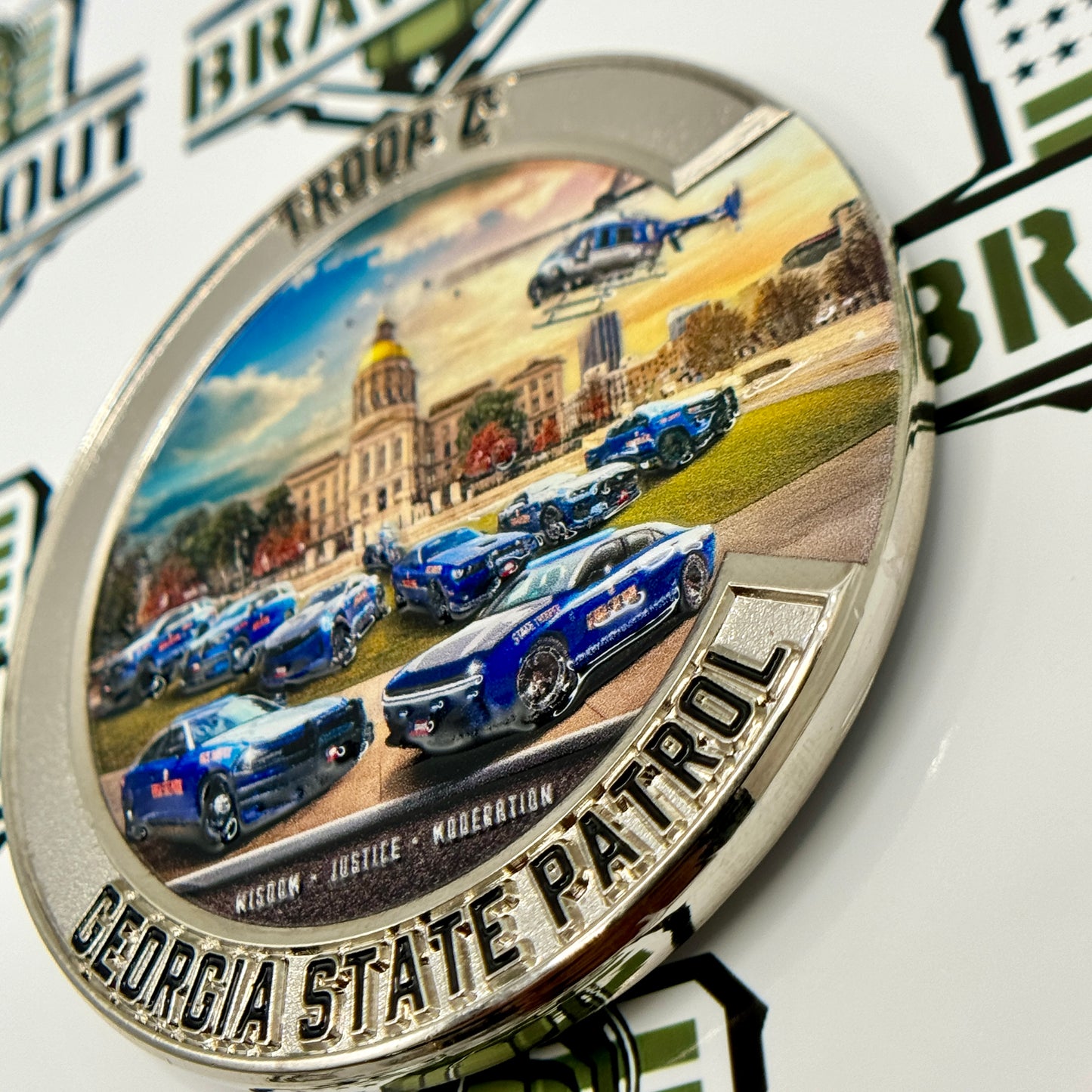 Georgia State Patrol (GSP) - Troop C Challenge Coin