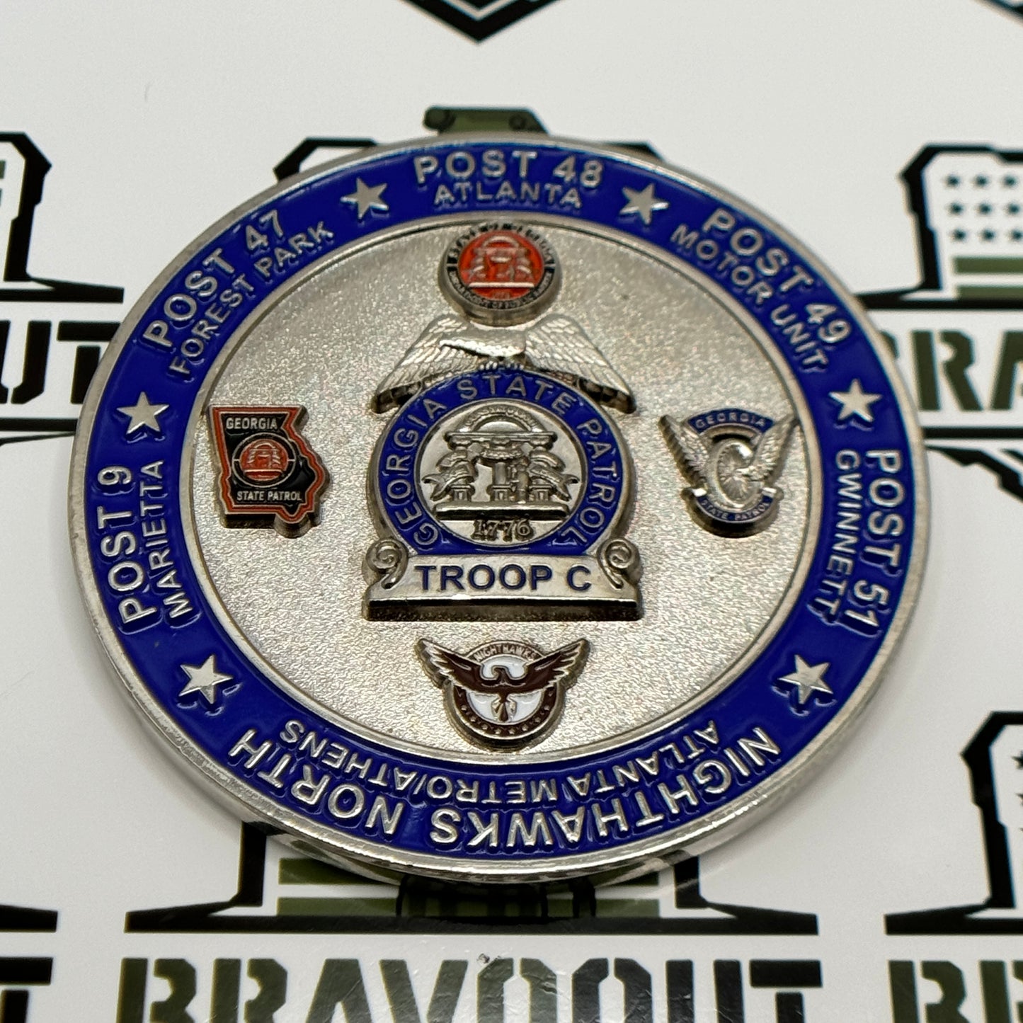 Georgia State Patrol (GSP) - Troop C Challenge Coin