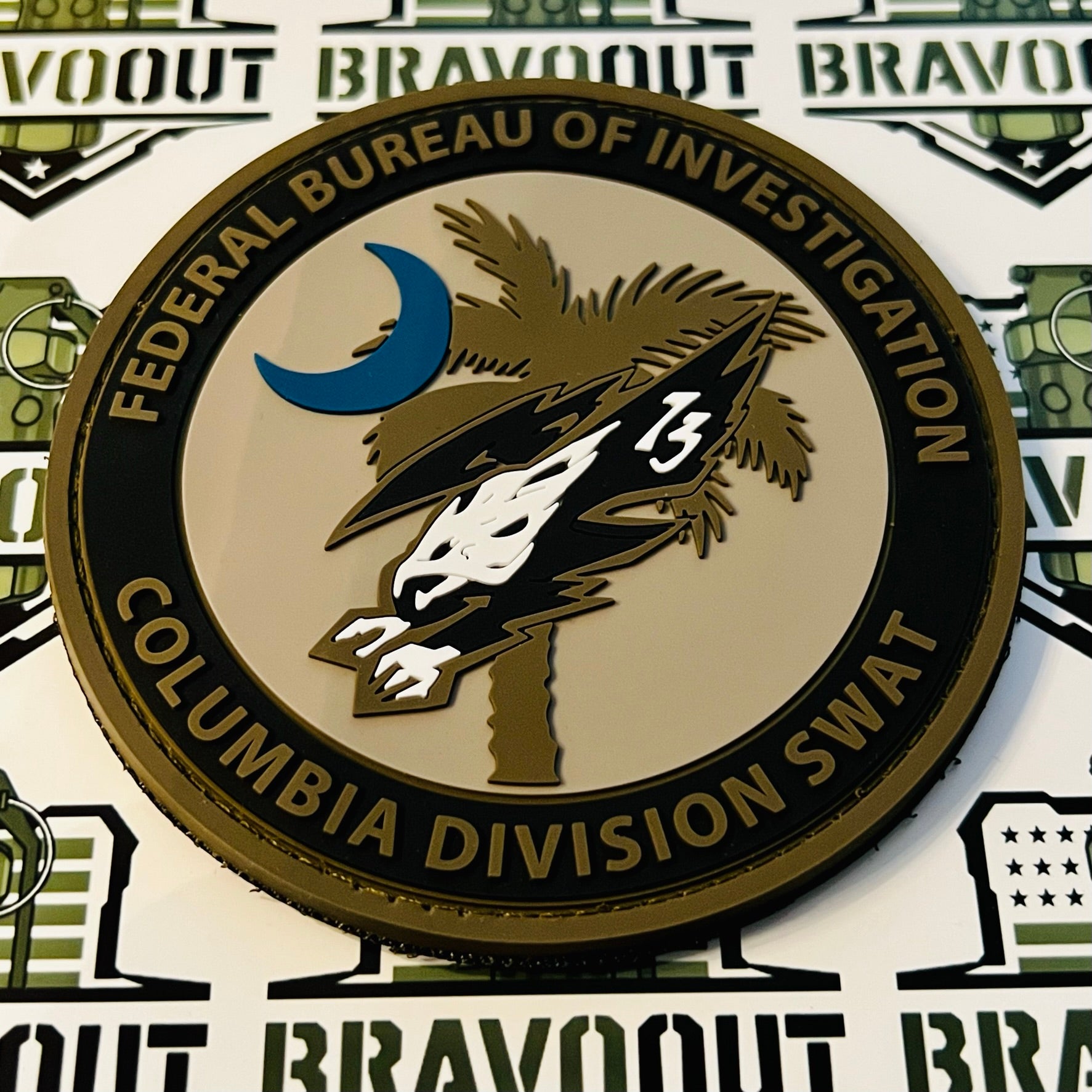 Lettered Fbi Patch Federal Bureau of Investigation (FBI), South Carolina, Columbia Divisi ...