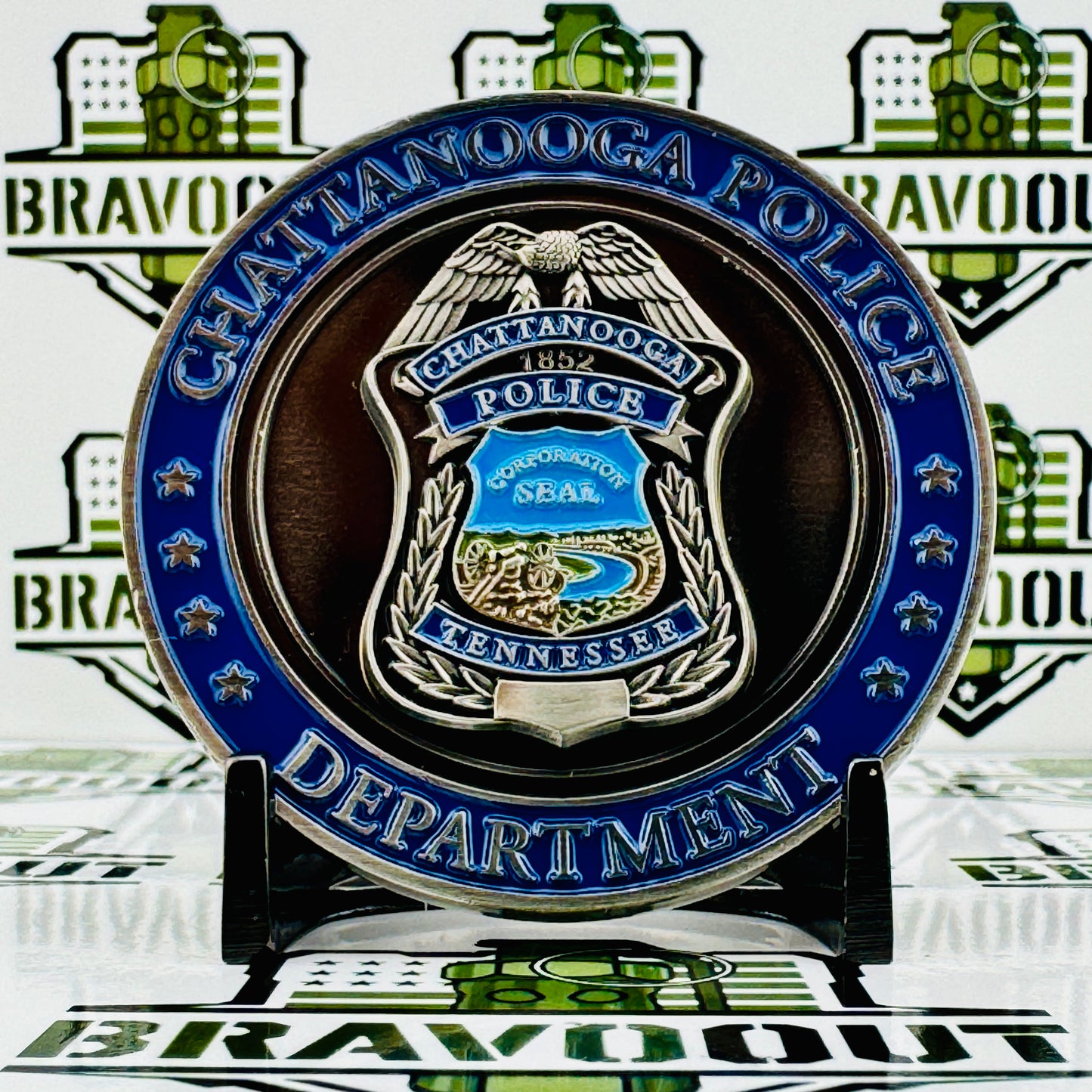 Chattanooga Tennessee Police Department - Narcotics & Vice Unit - Challenge Coin