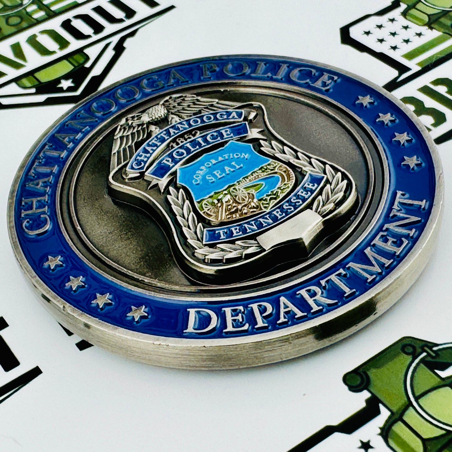 Chattanooga Tennessee Police Department - Narcotics & Vice Unit - Challenge Coin