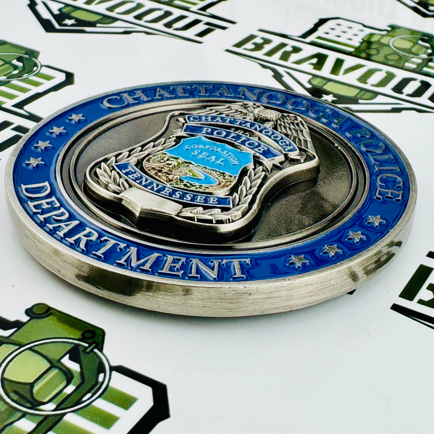 Chattanooga Tennessee Police Department - Narcotics & Vice Unit - Challenge Coin