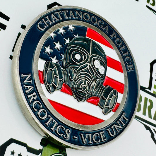 Chattanooga Tennessee Police Department - Narcotics & Vice Unit - Challenge Coin