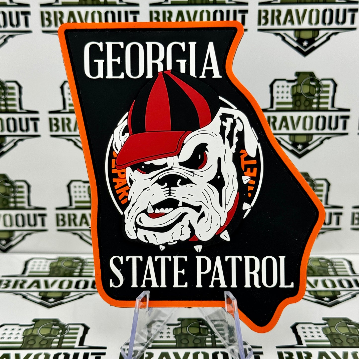 Georgia State Patrol (GSP) - UGA Dawgs PVC Patch