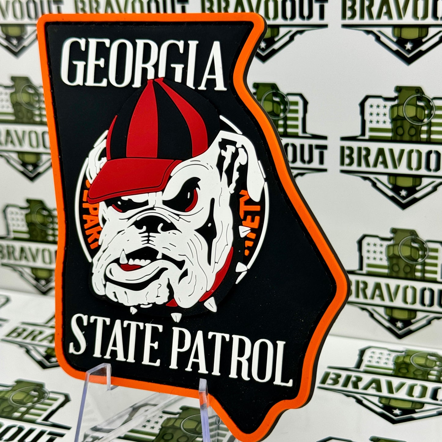 Georgia State Patrol (GSP) - UGA Dawgs PVC Patch