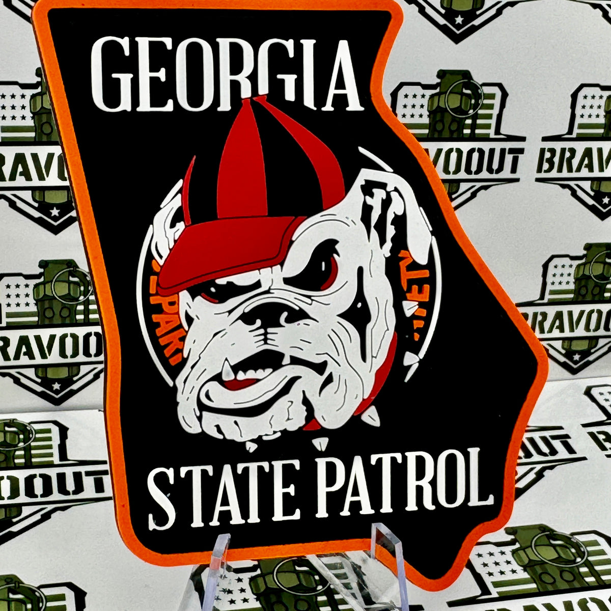 Georgia State Patrol (GSP) - UGA Dawgs PVC Patch – Bravo Out