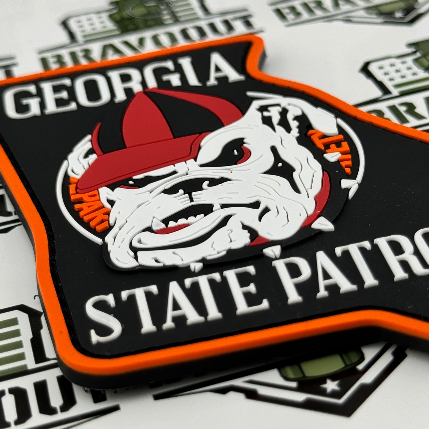 Georgia State Patrol (GSP) - UGA Dawgs PVC Patch