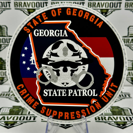 Georgia State Patrol (GSP) - Crime Suppression Unit (CSU) PVC Patch